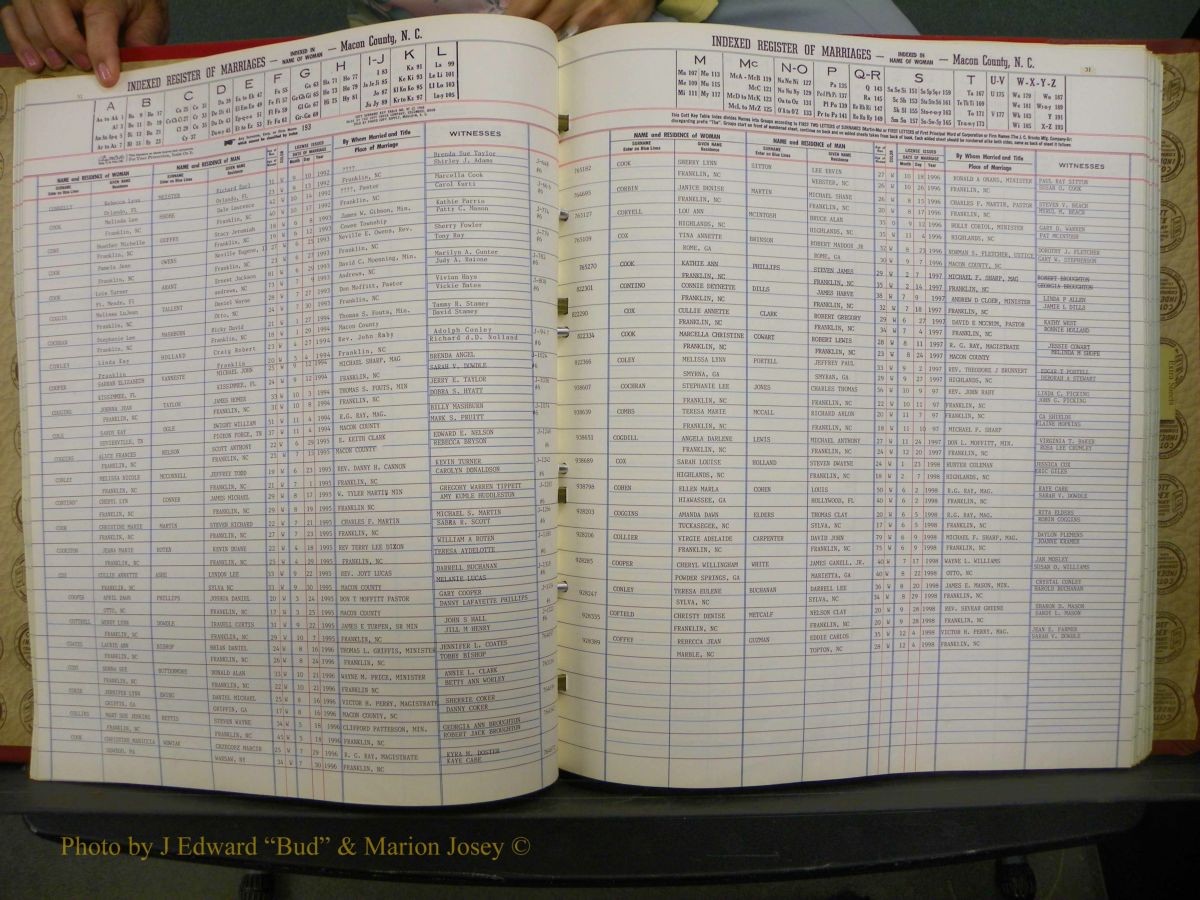 Macon Marriage Index, Male & Female 1943-1998 233.JPG