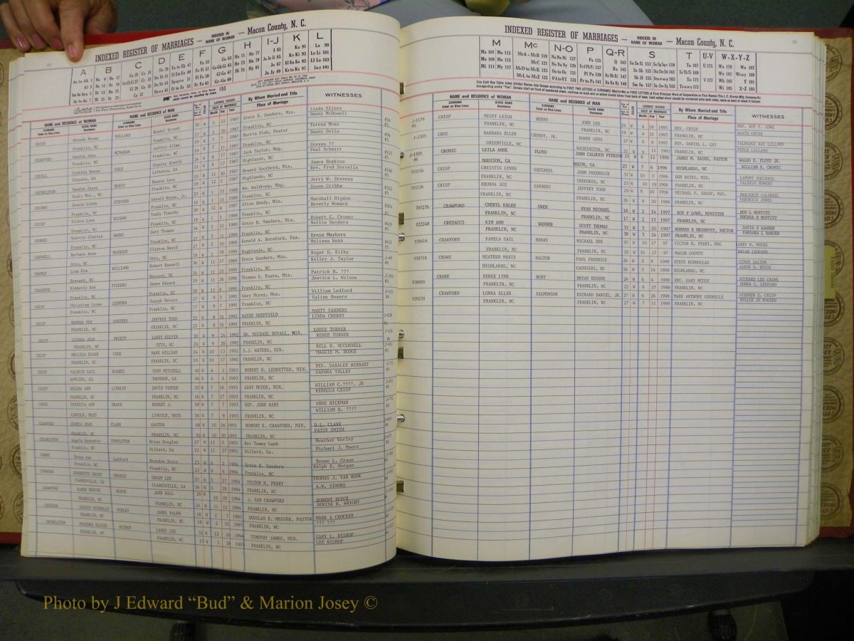 Macon Marriage Index, Male & Female 1943-1998 235.JPG