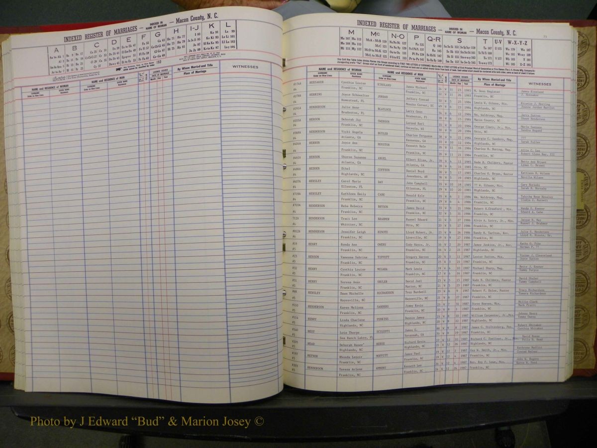 Macon Marriage Index, Male & Female 1943-1998 258.JPG