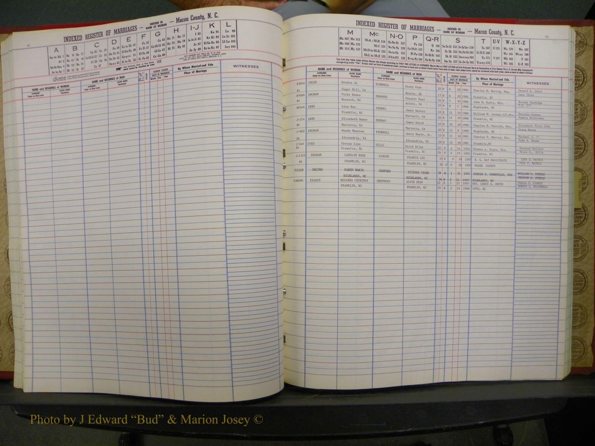 Macon Marriage Index, Male & Female 1943-1998 267.JPG