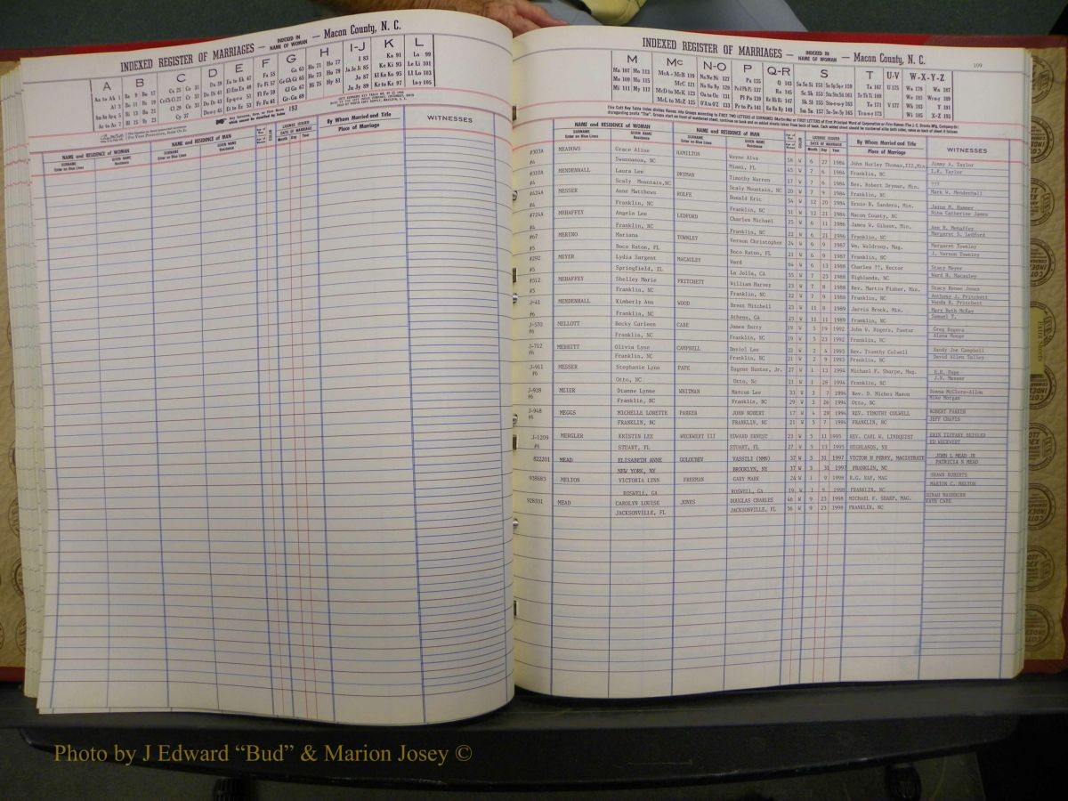 Macon Marriage Index, Male & Female 1943-1998 284.JPG