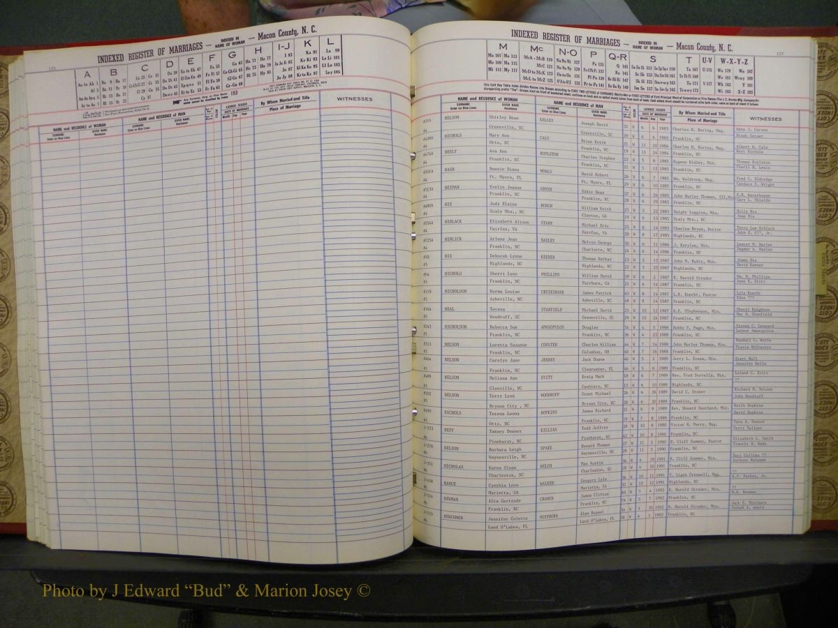 Macon Marriage Index, Male & Female 1943-1998 294.JPG