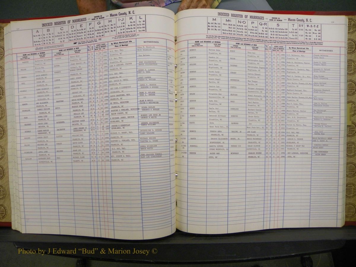 Macon Marriage Index, Male & Female 1943-1998 295.JPG