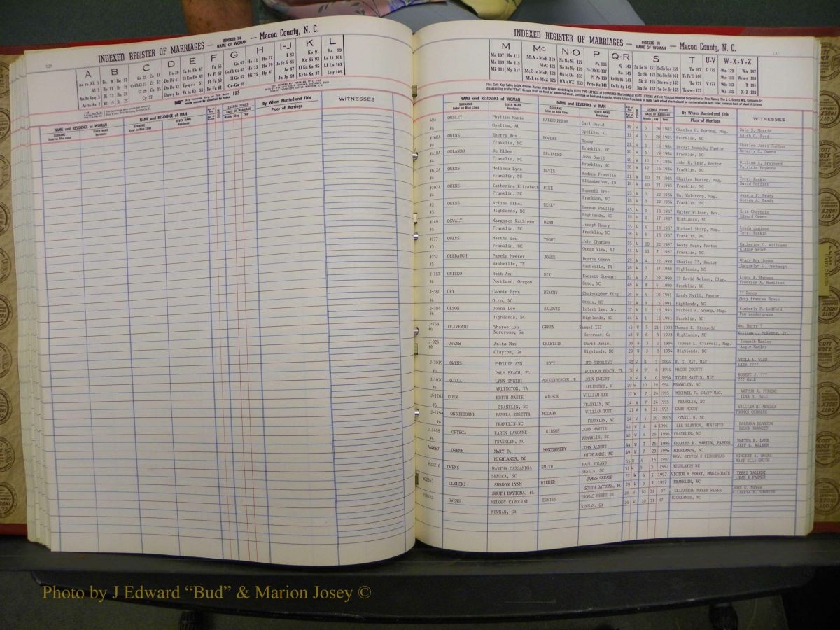 Macon Marriage Index, Male & Female 1943-1998 296.JPG