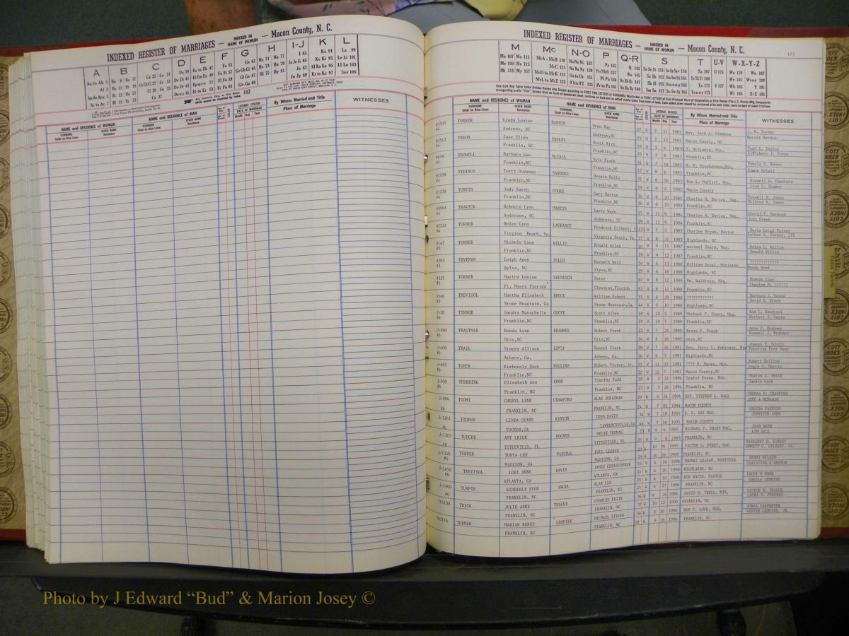 Macon Marriage Index, Male & Female 1943-1998 326.JPG