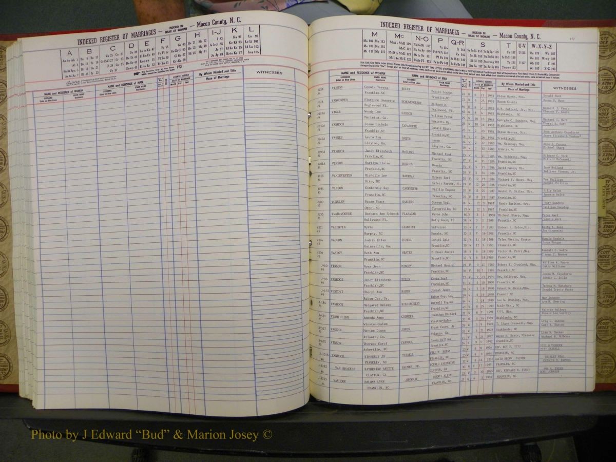 Macon Marriage Index, Male & Female 1943-1998 328.JPG