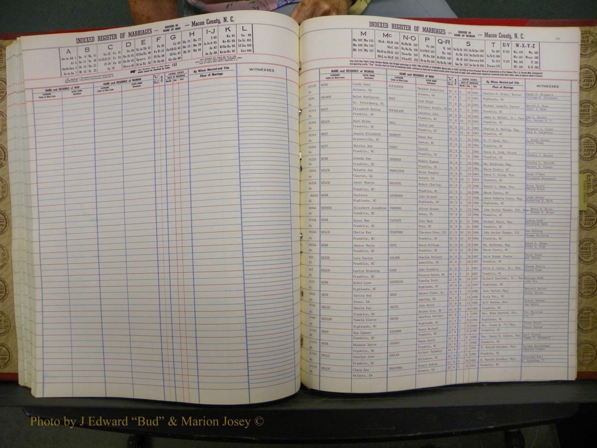 Macon Marriage Index, Male & Female 1943-1998 331.JPG
