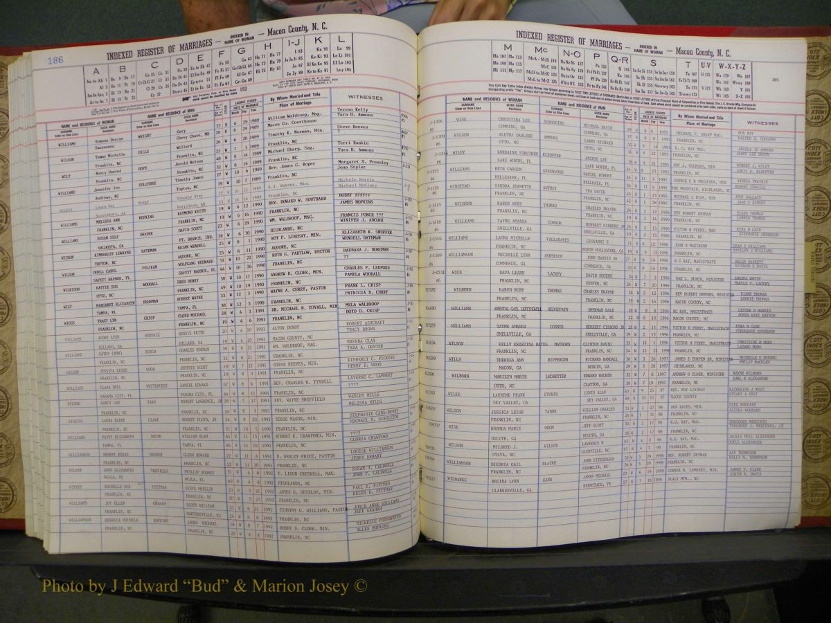 Macon Marriage Index, Male & Female 1943-1998 335.JPG