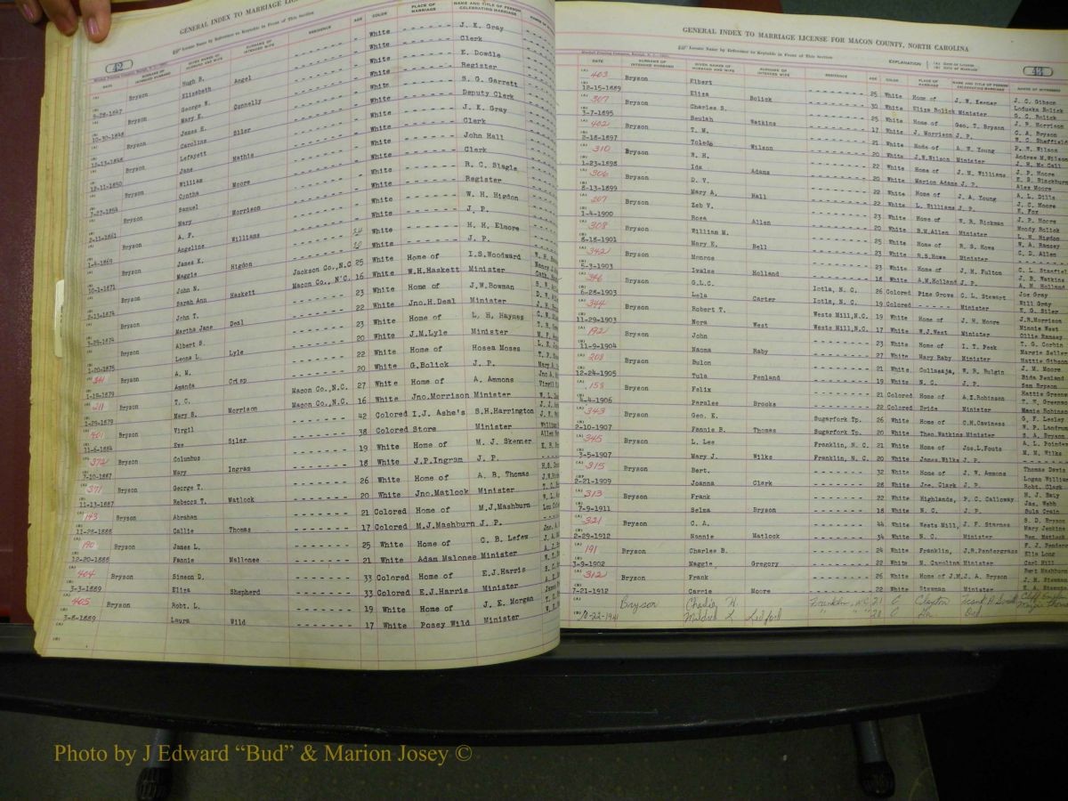 Macon Marriage Index, Male & Female, 1828-1982 051.JPG