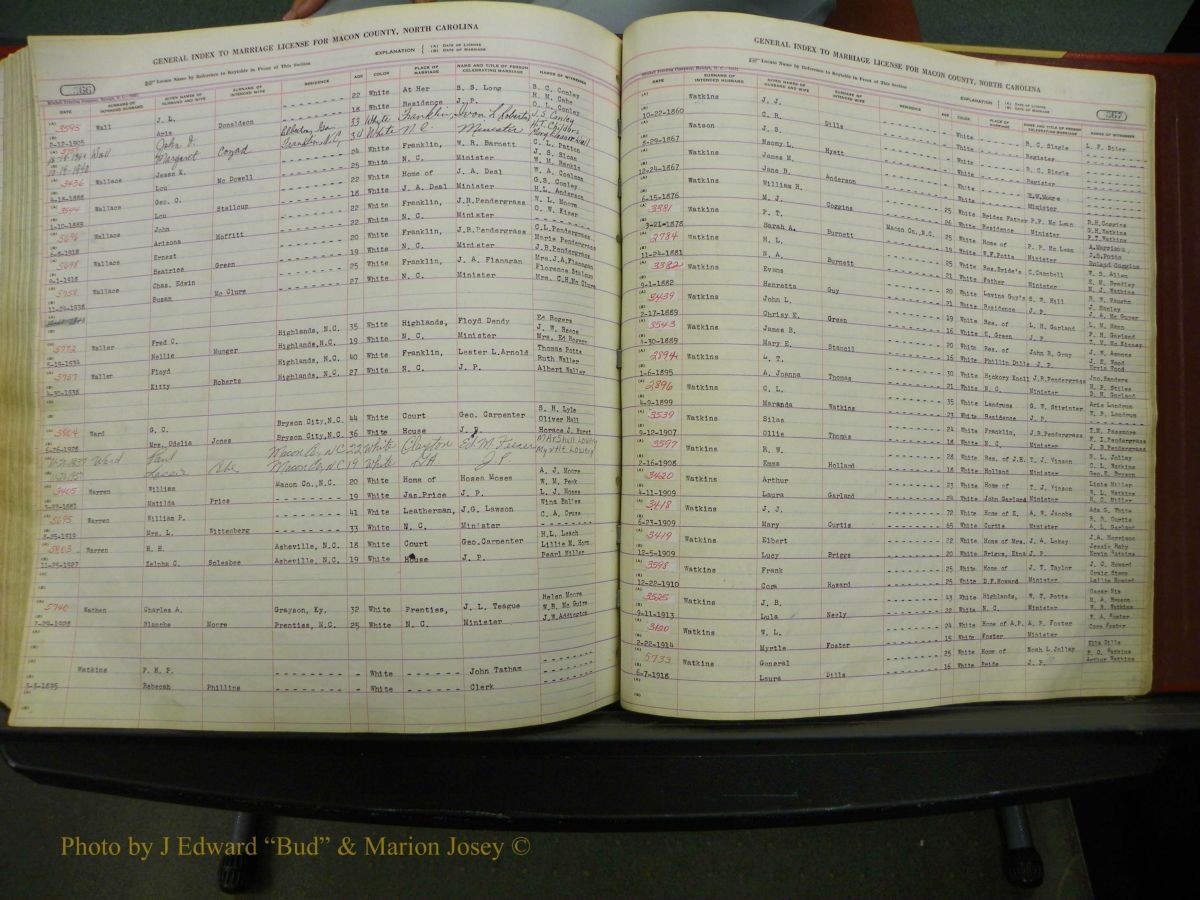 Macon Marriage Index, Male & Female, 1828-1982 213.JPG