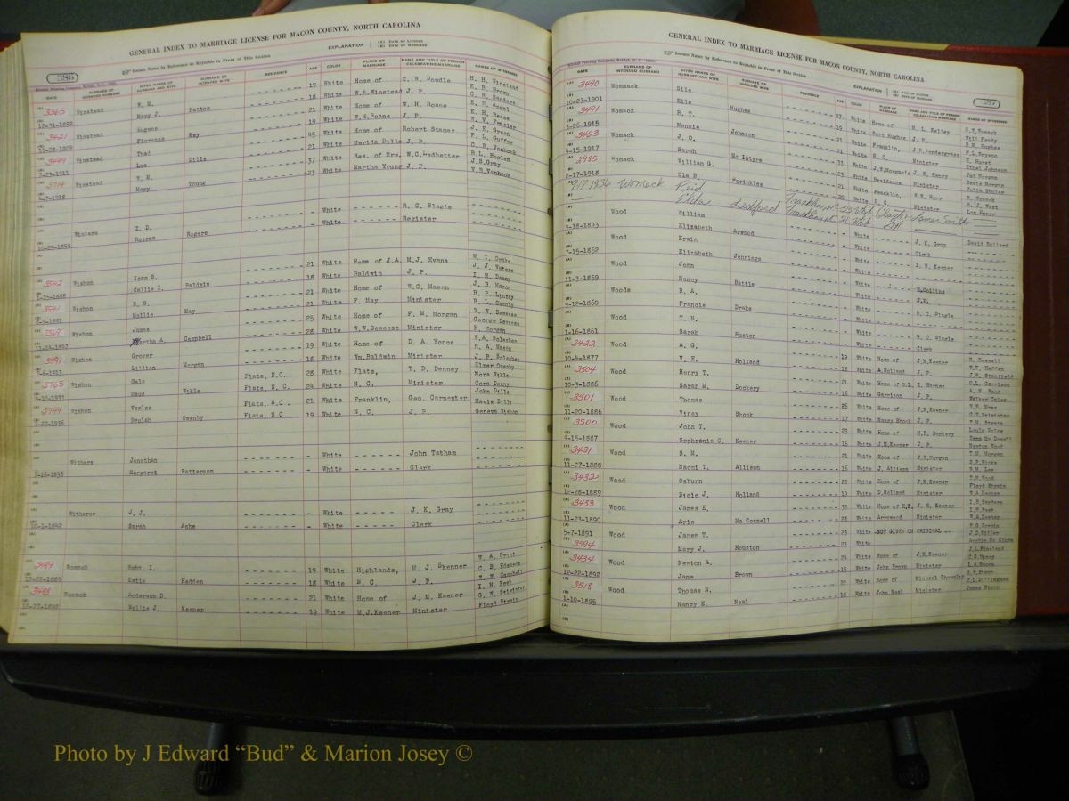 Macon Marriage Index, Male & Female, 1828-1982 223.JPG