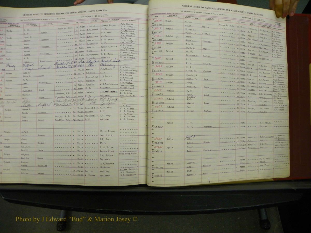 Macon Marriage Index, Male & Female, 1828-1982 225.JPG