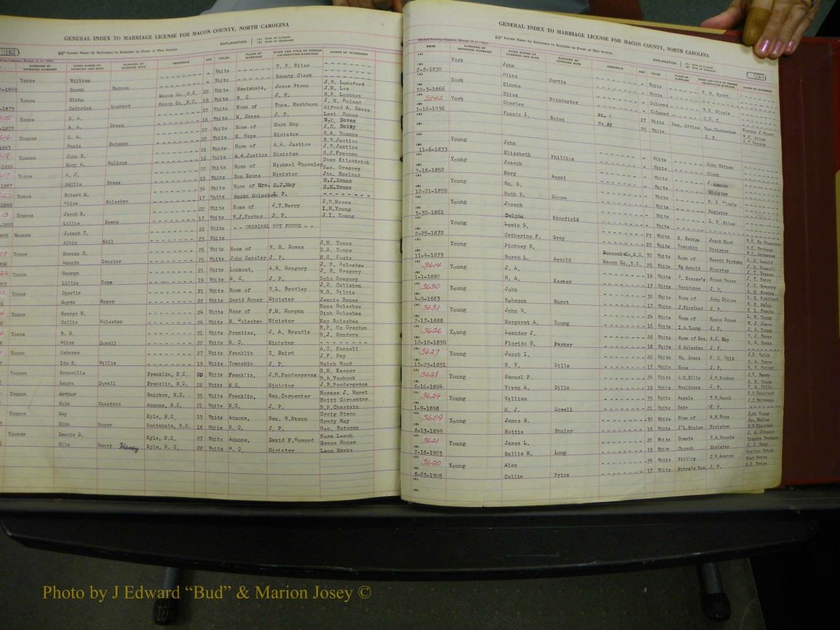 Macon Marriage Index, Male & Female, 1828-1982 226.JPG