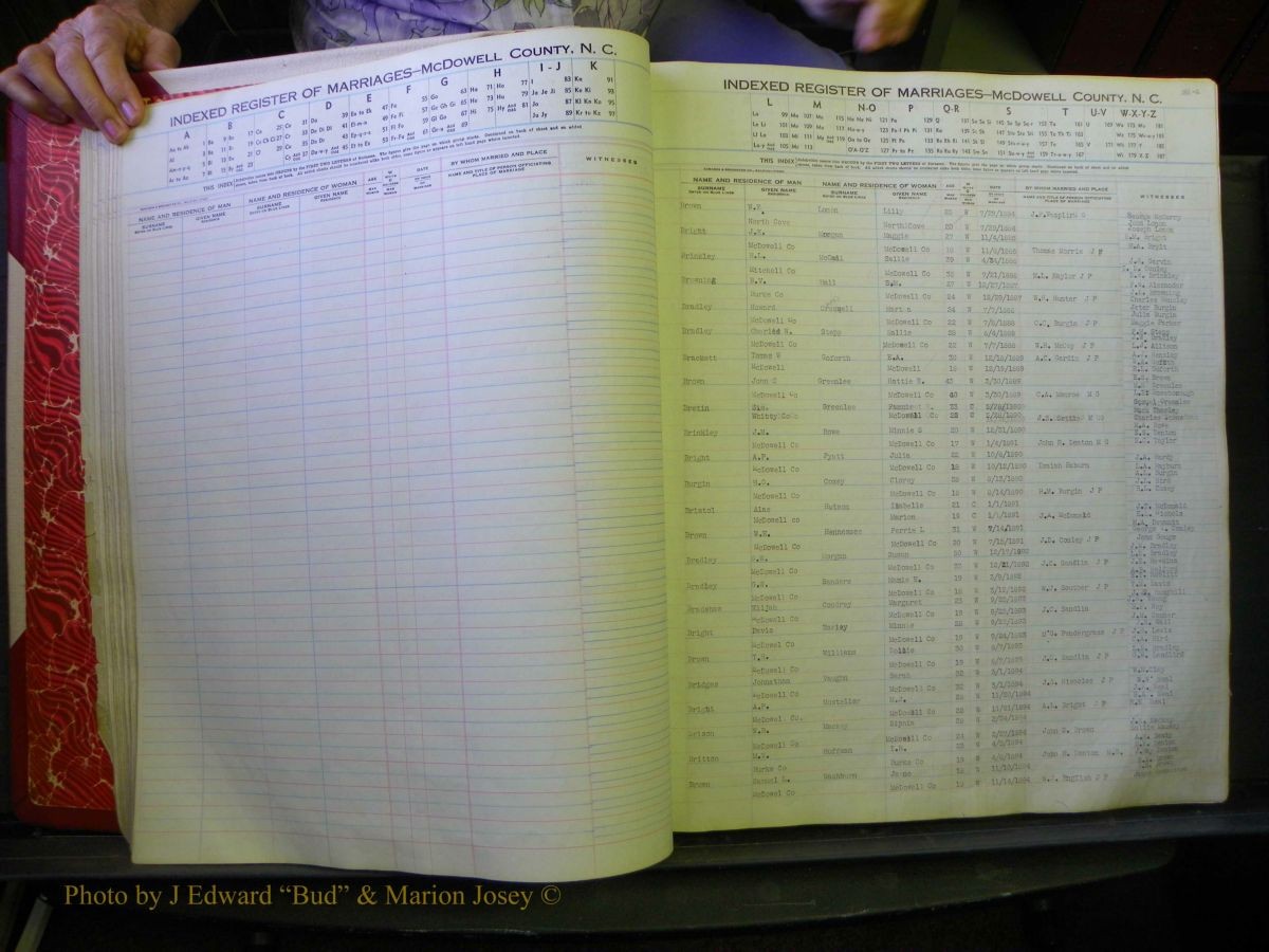 McDowell Marriages, 1851-1991 109.JPG