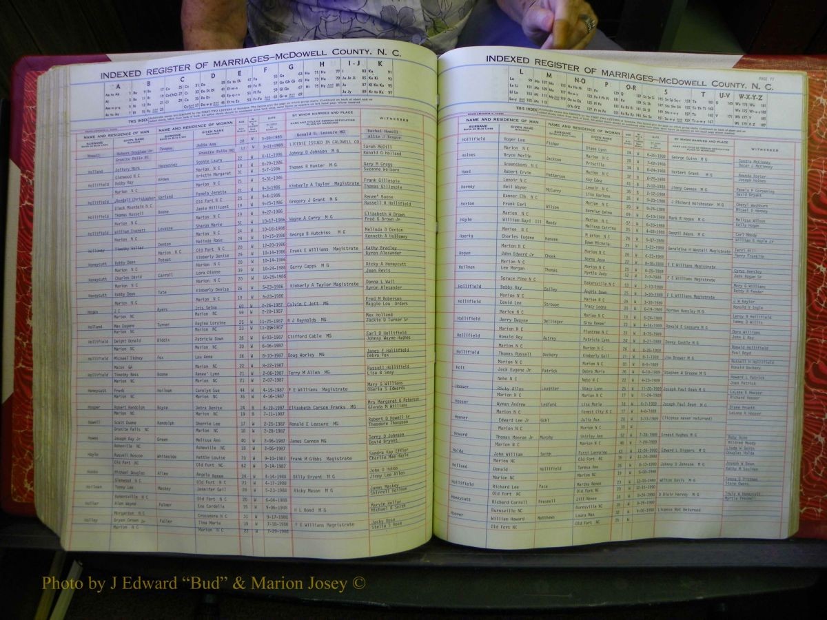 McDowell Marriages, 1851-1991 300.JPG