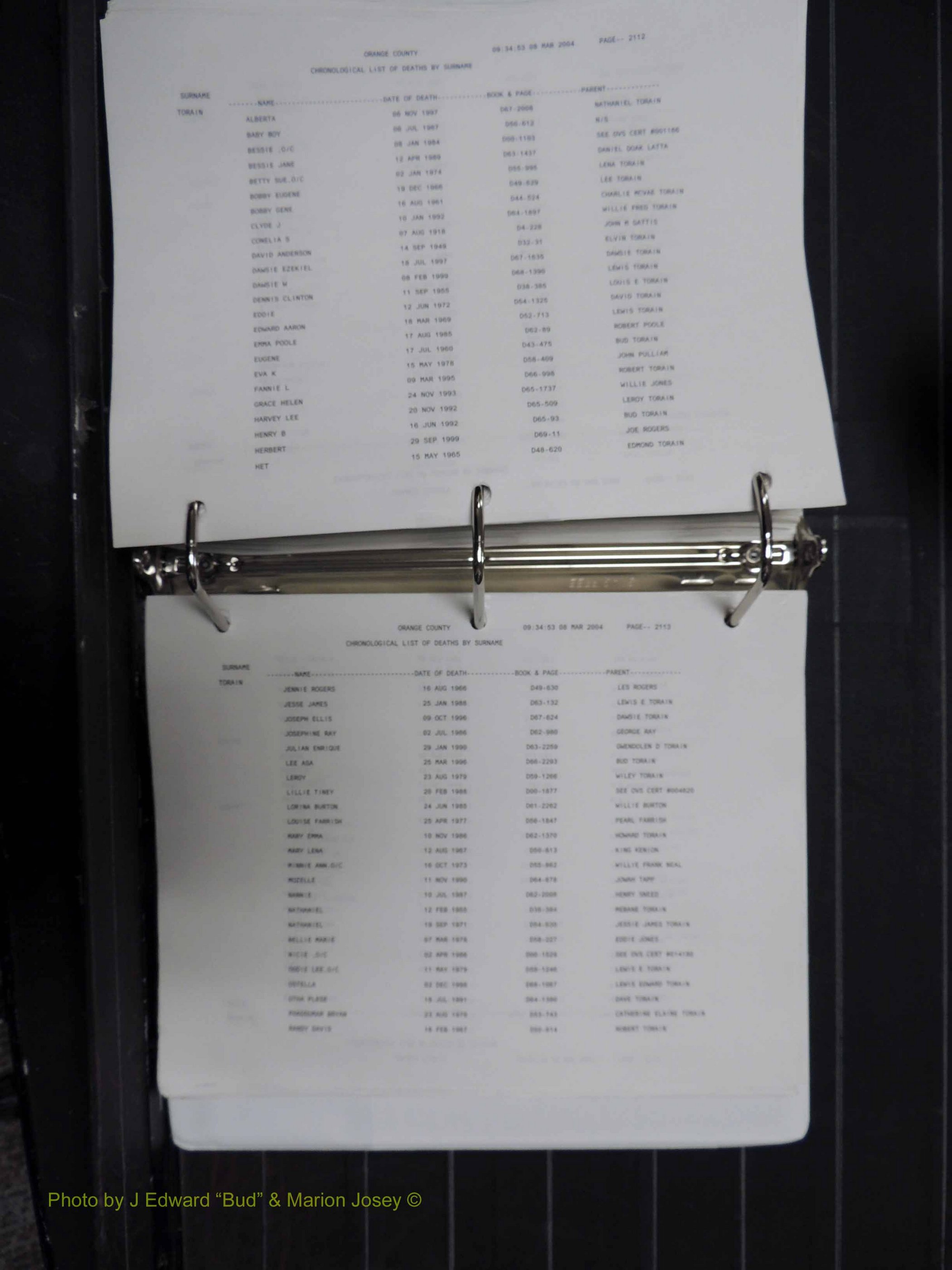 Orange Co, NC, Death Index, O-Z, 1913-1998 (382).JPG