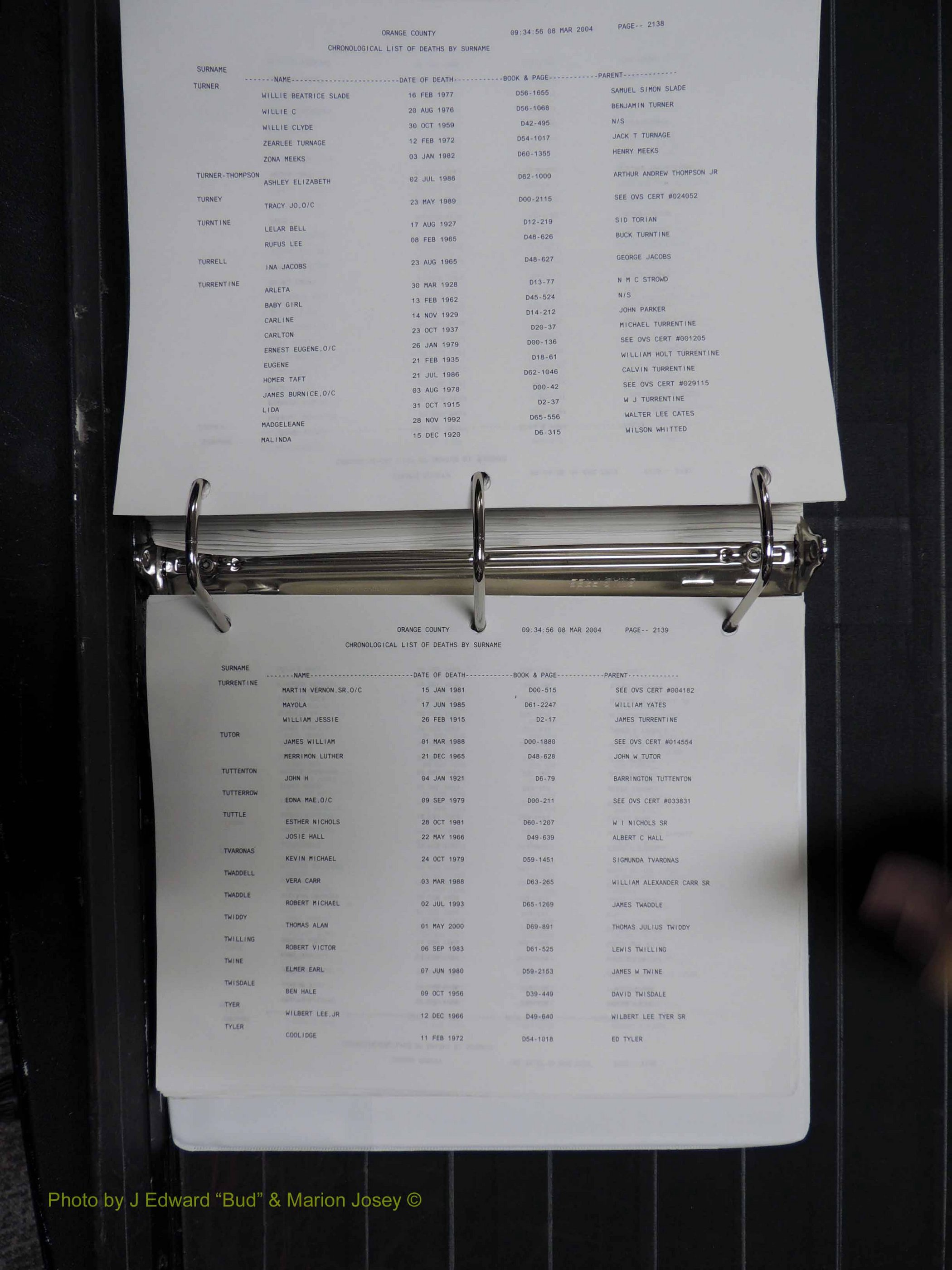 Orange Co, NC, Death Index, O-Z, 1913-1998 (395).JPG
