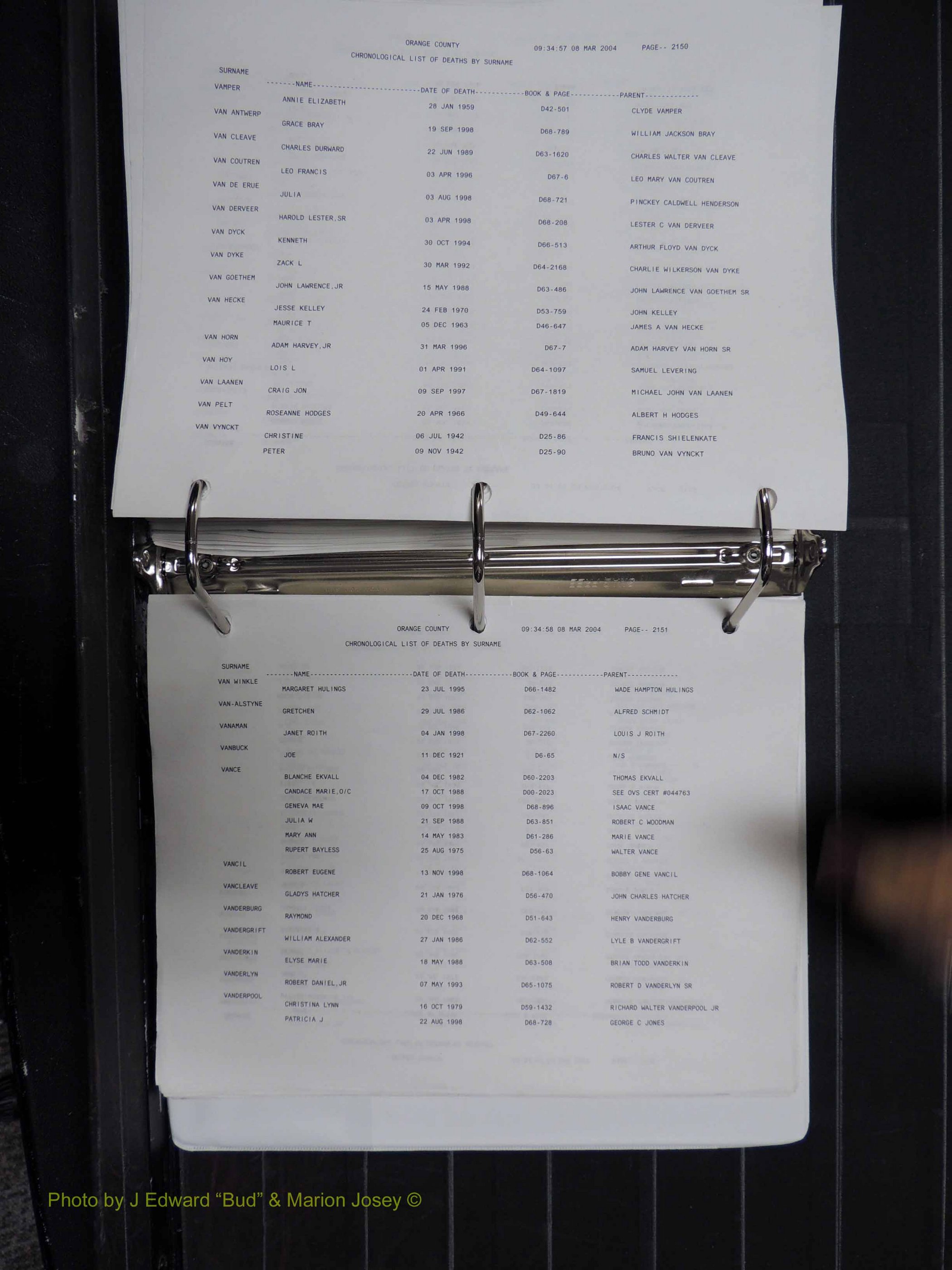 Orange Co, NC, Death Index, O-Z, 1913-1998 (401).JPG