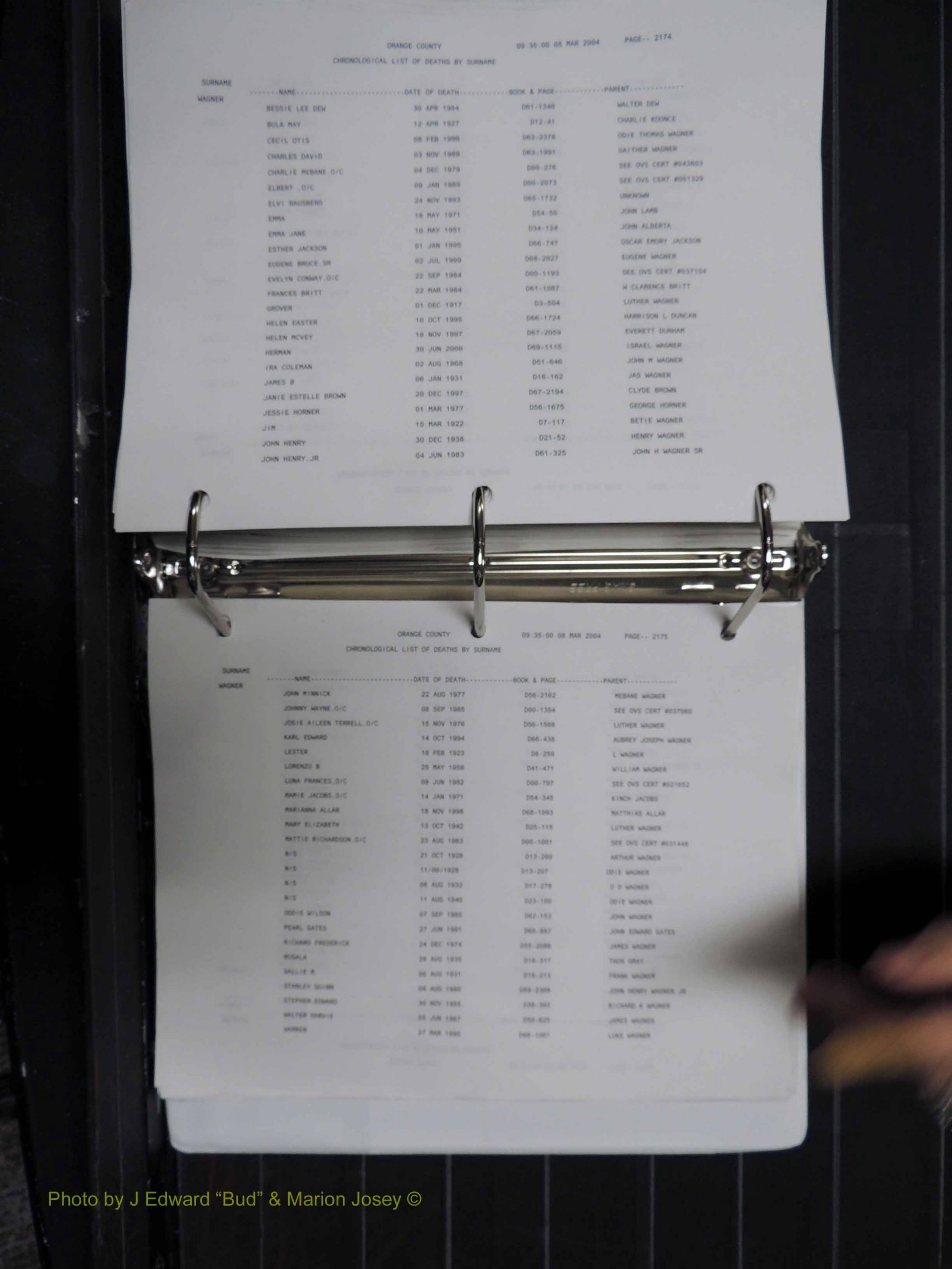Orange Co, NC, Death Index, O-Z, 1913-1998 (413).JPG