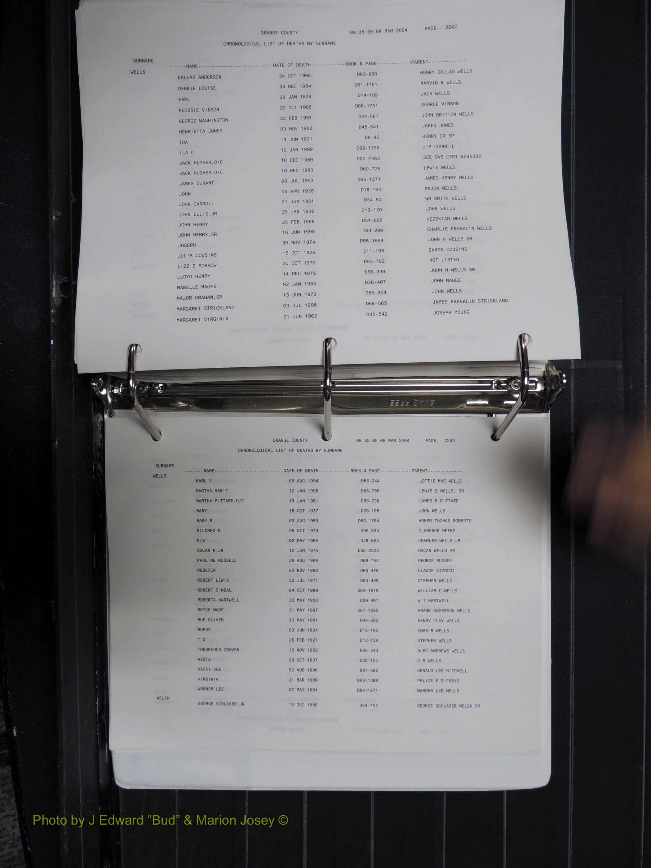 Orange Co, NC, Death Index, O-Z, 1913-1998 (447).JPG