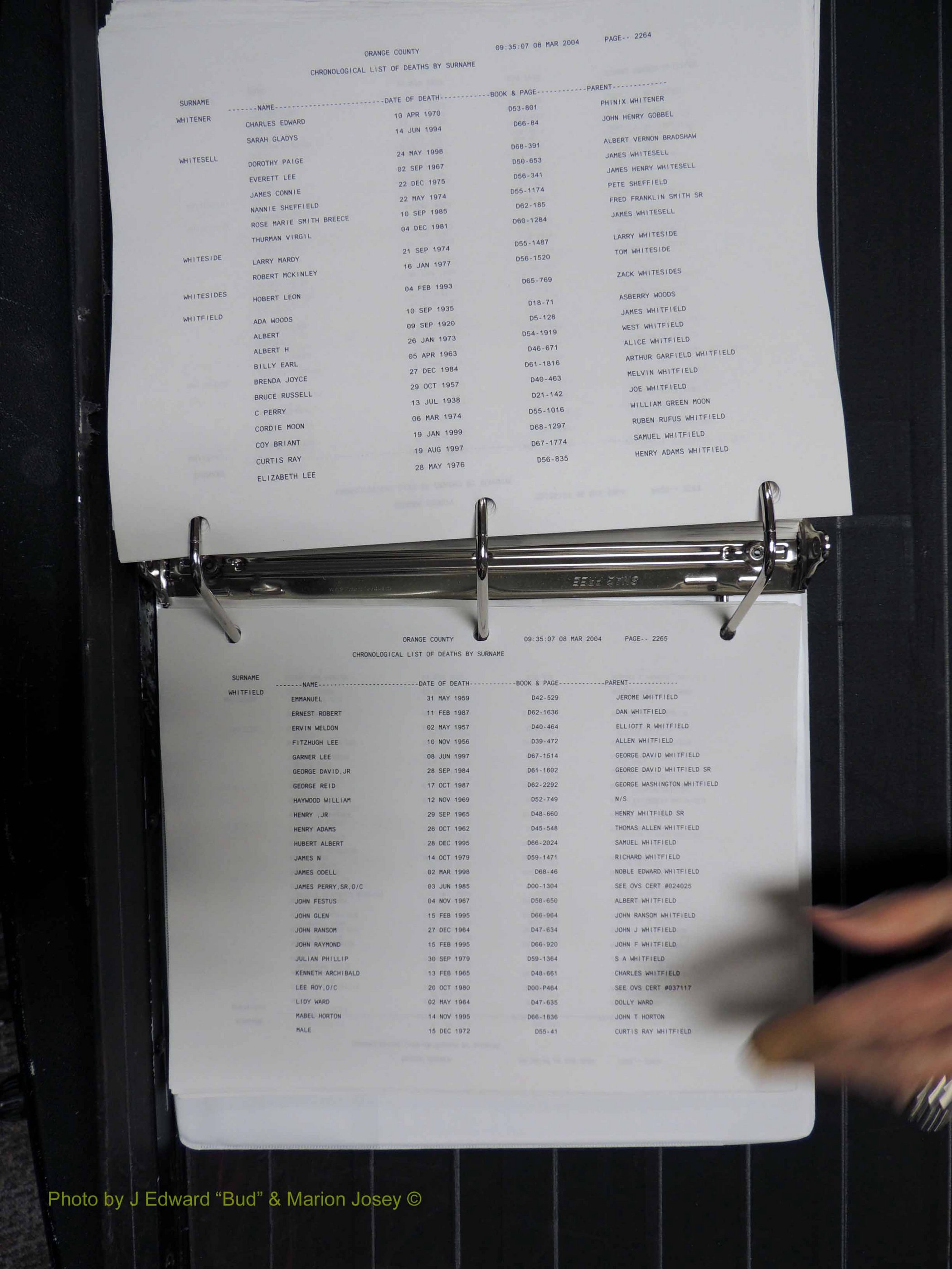 Orange Co, NC, Death Index, O-Z, 1913-1998 (458).JPG