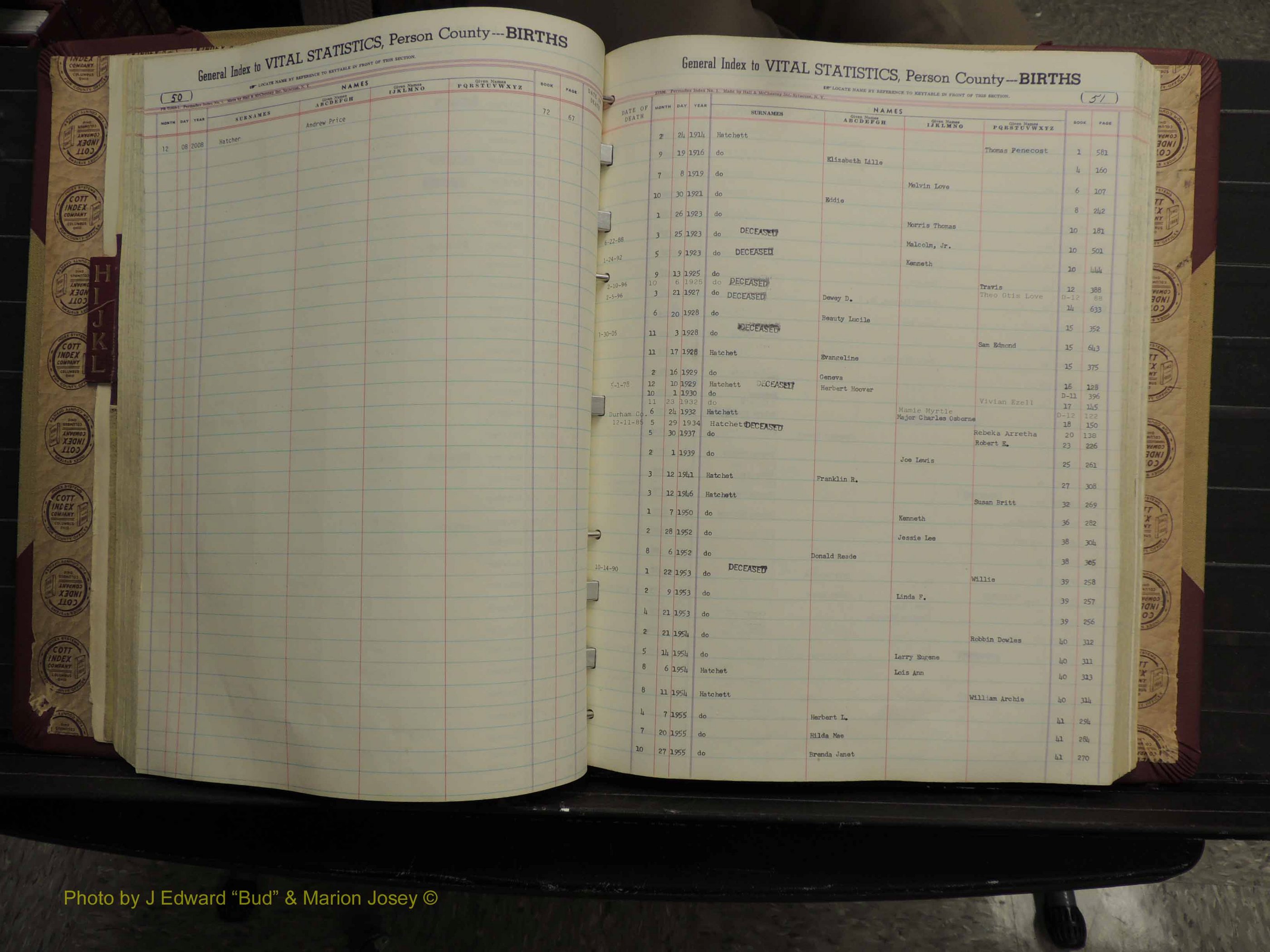 Person Co, NC, Births, H-L, 1913-2012 (147).JPG