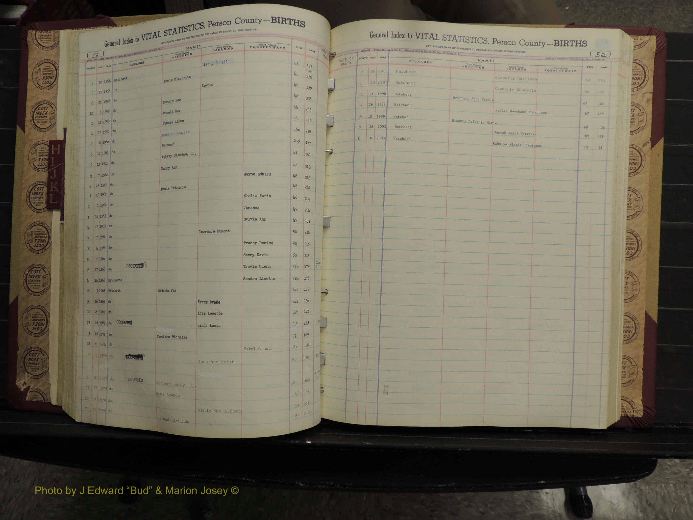 Person Co, NC, Births, H-L, 1913-2012 (148).JPG