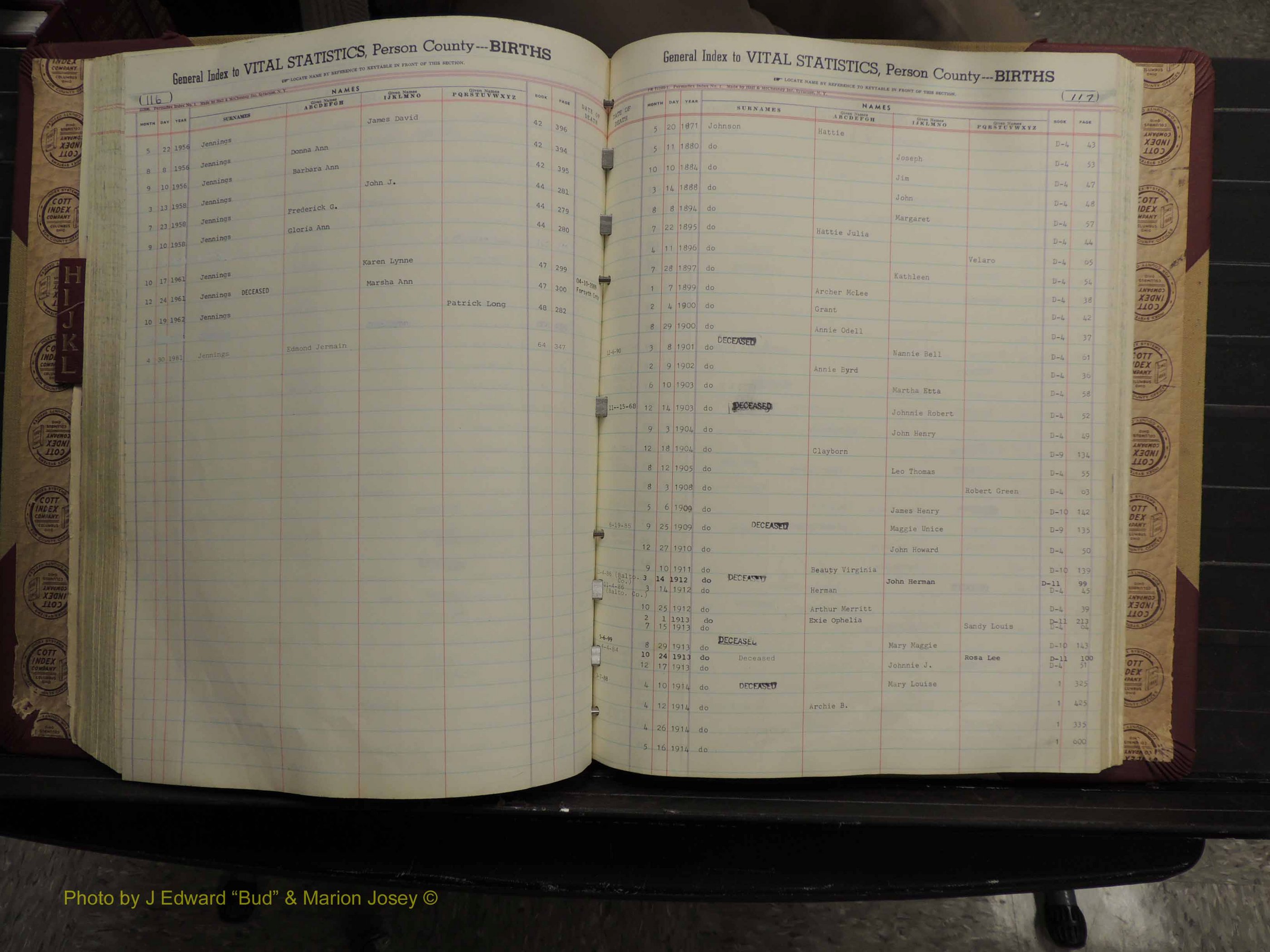 Person Co, NC, Births, H-L, 1913-2012 (204).JPG