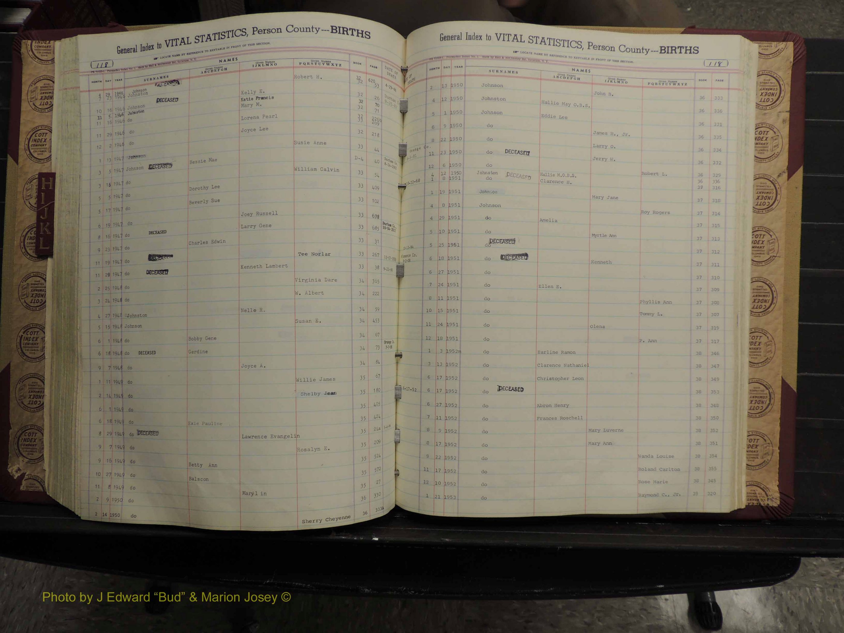 Person Co, NC, Births, H-L, 1913-2012 (210).JPG