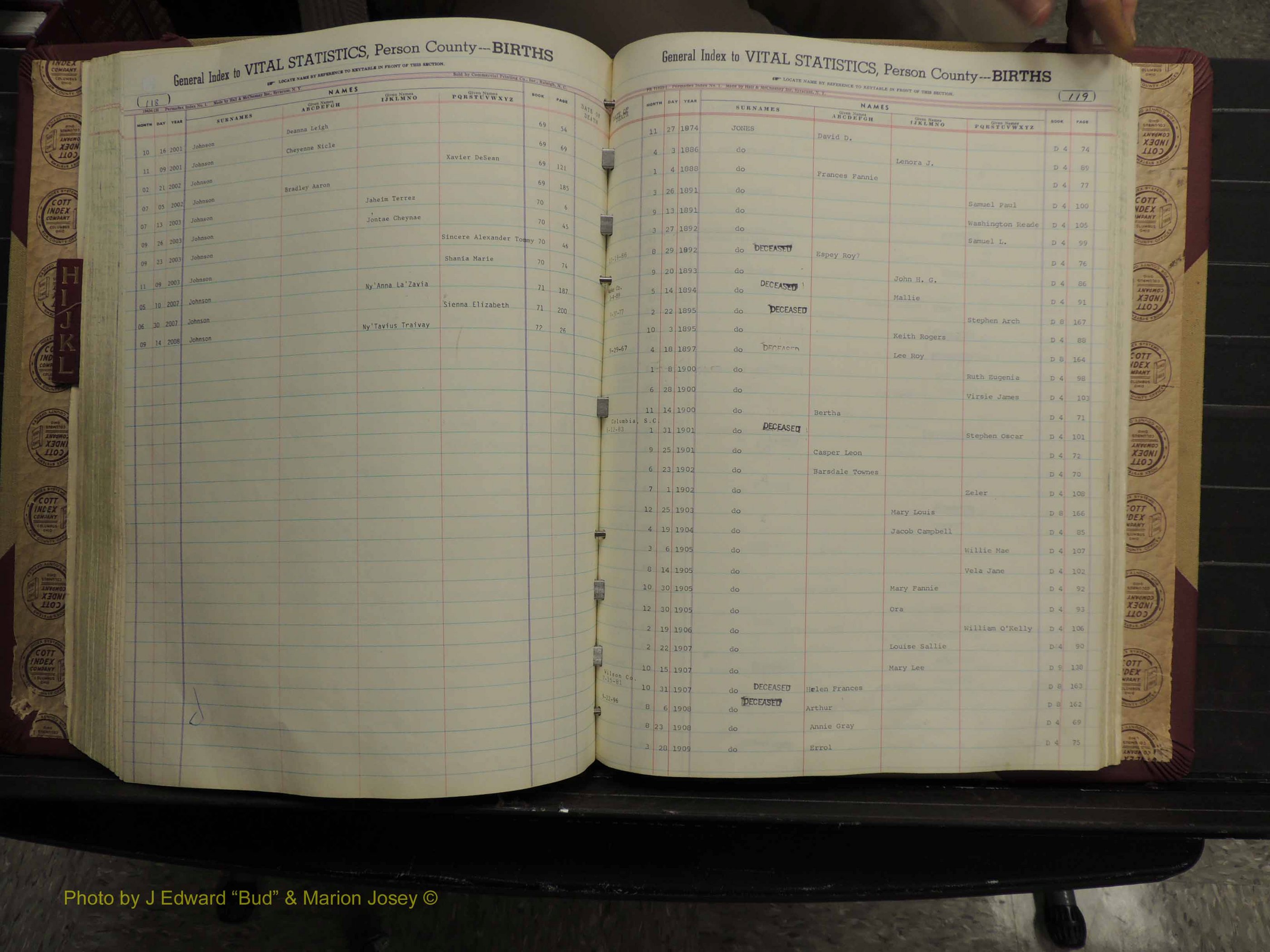 Person Co, NC, Births, H-L, 1913-2012 (214).JPG