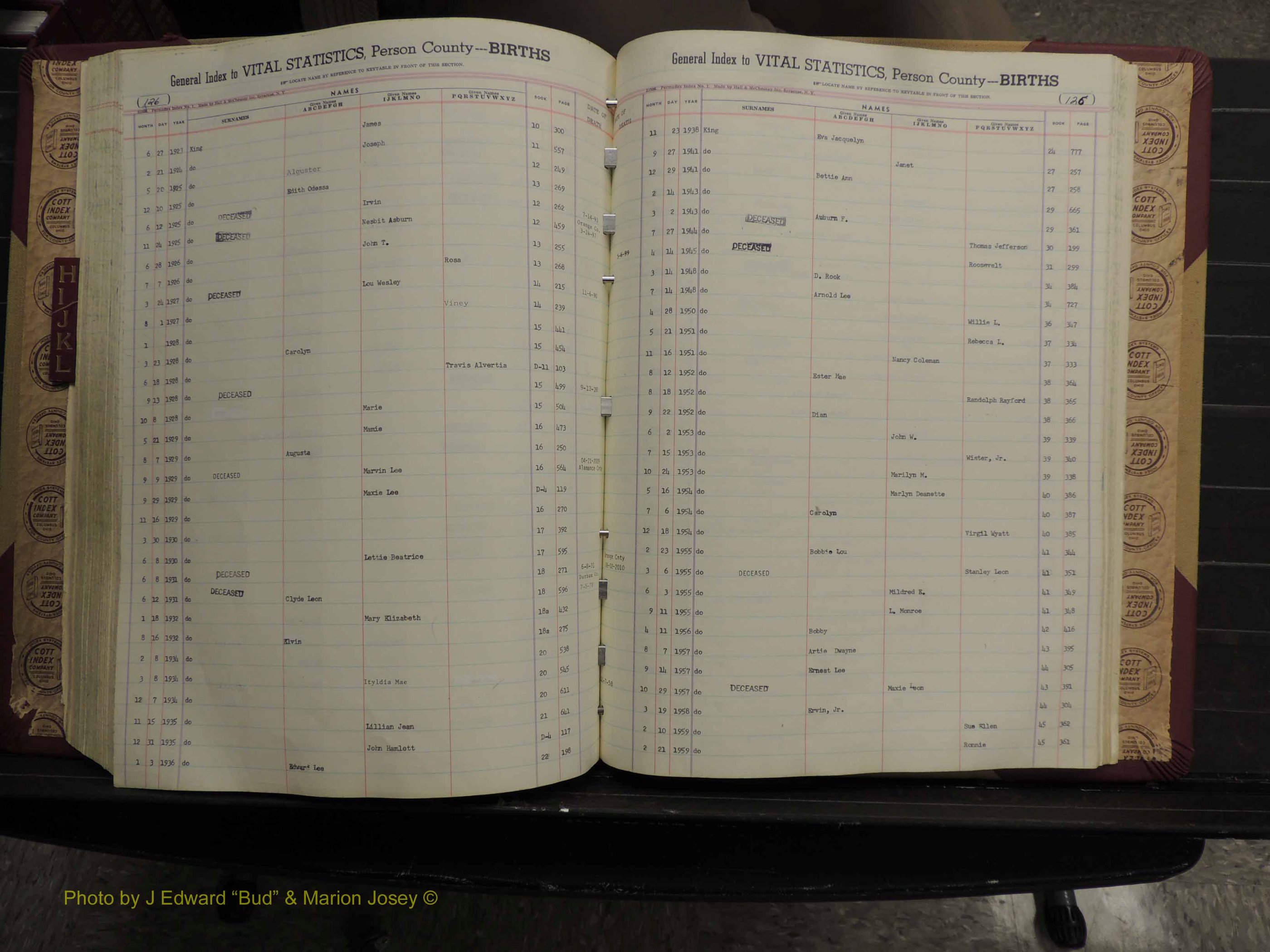 Person Co, NC, Births, H-L, 1913-2012 (228).JPG