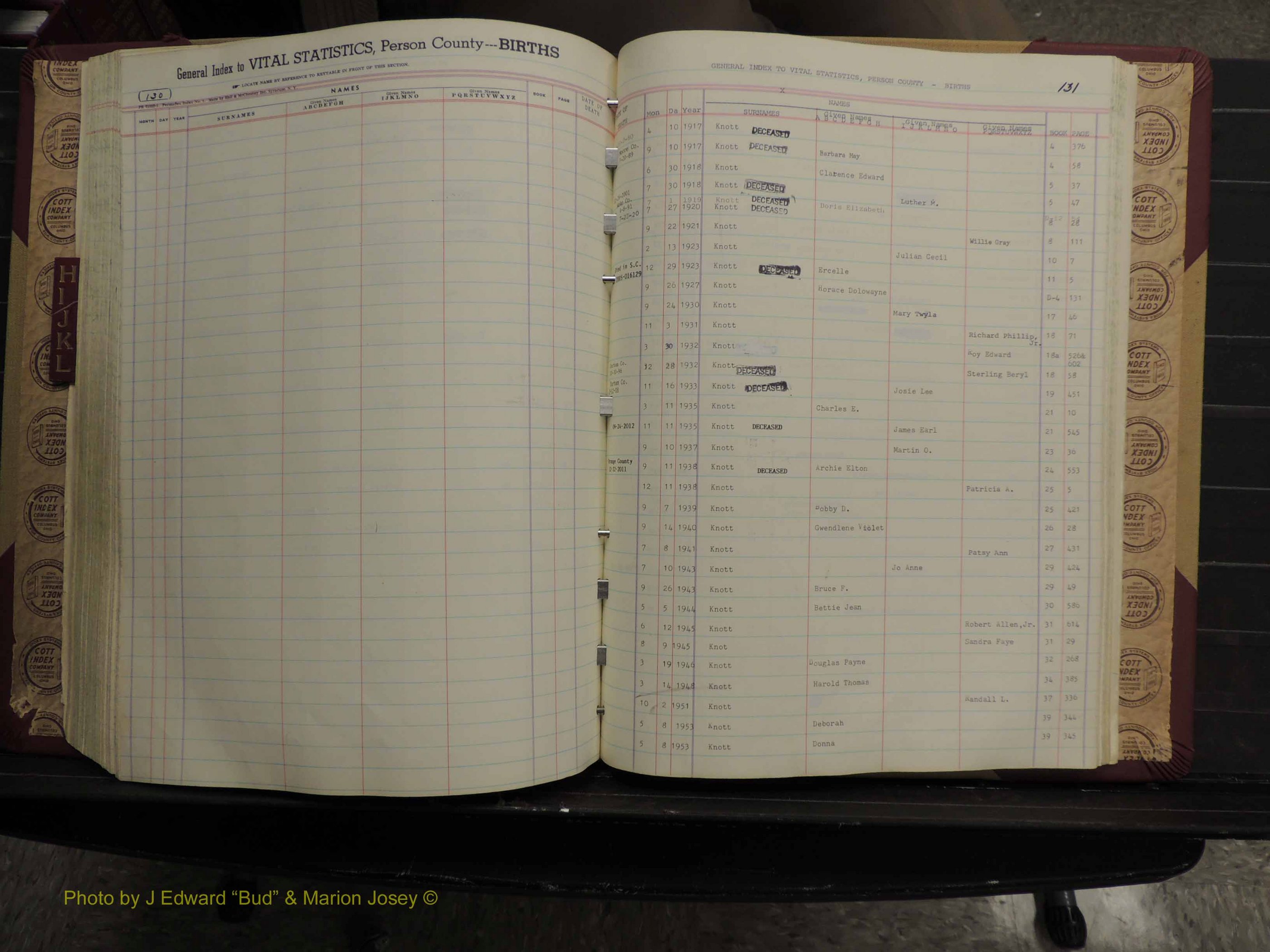 Person Co, NC, Births, H-L, 1913-2012 (231).JPG