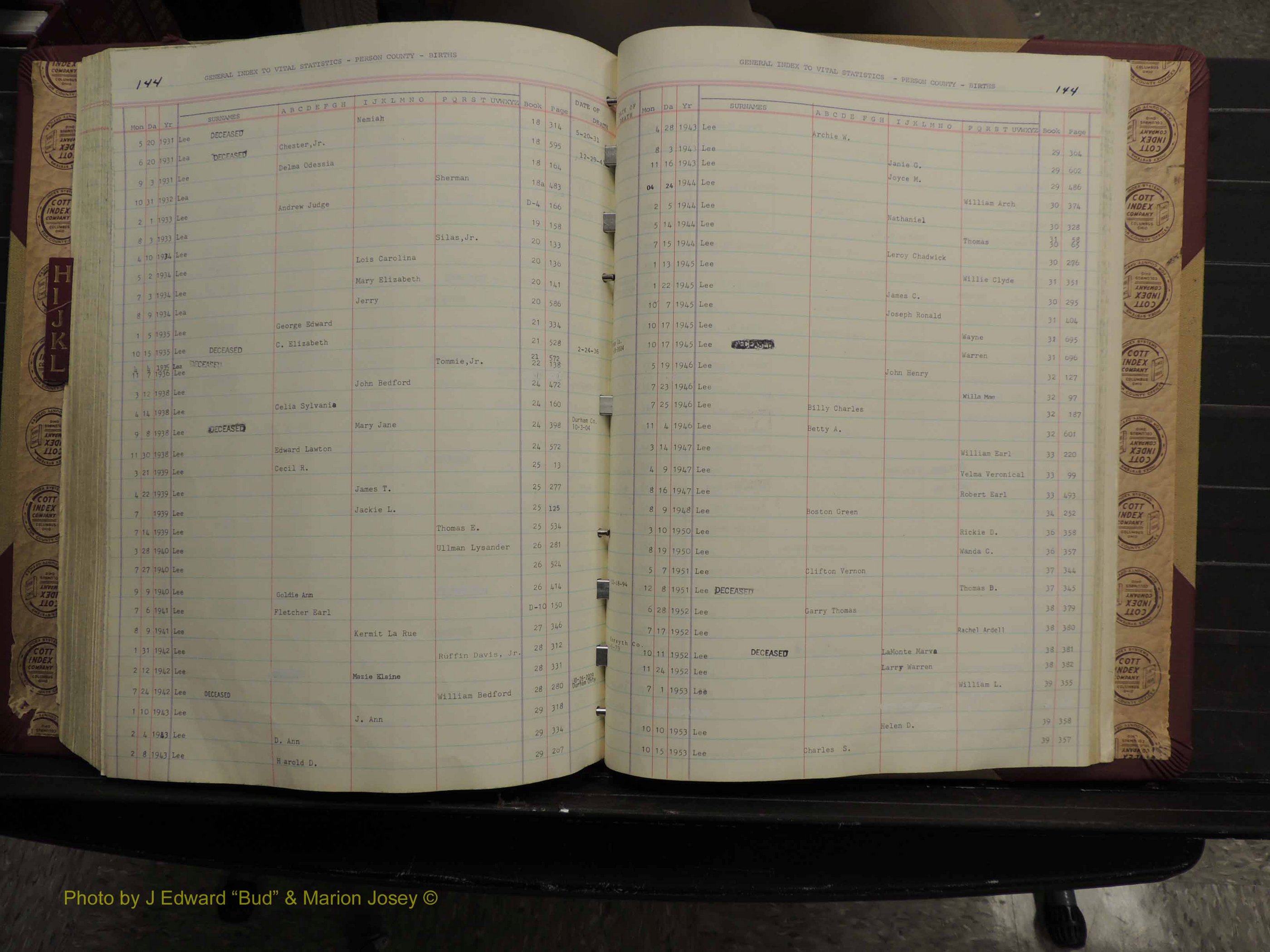 Person Co, NC, Births, H-L, 1913-2012 (244).JPG