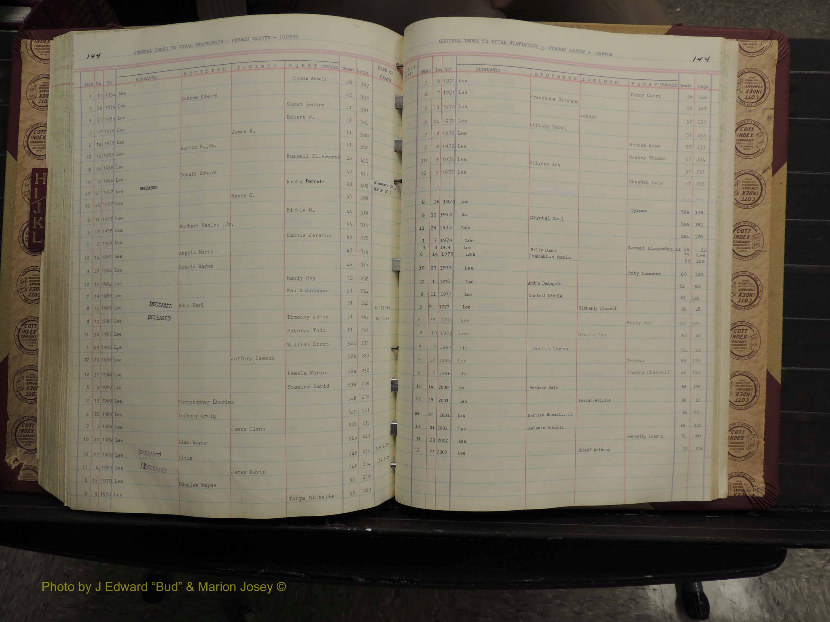 Person Co, NC, Births, H-L, 1913-2012 (245).JPG
