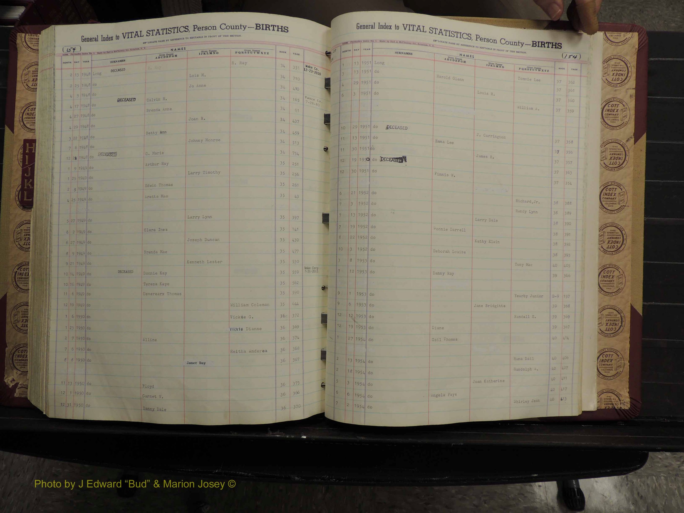 Person Co, NC, Births, H-L, 1913-2012 (259).JPG