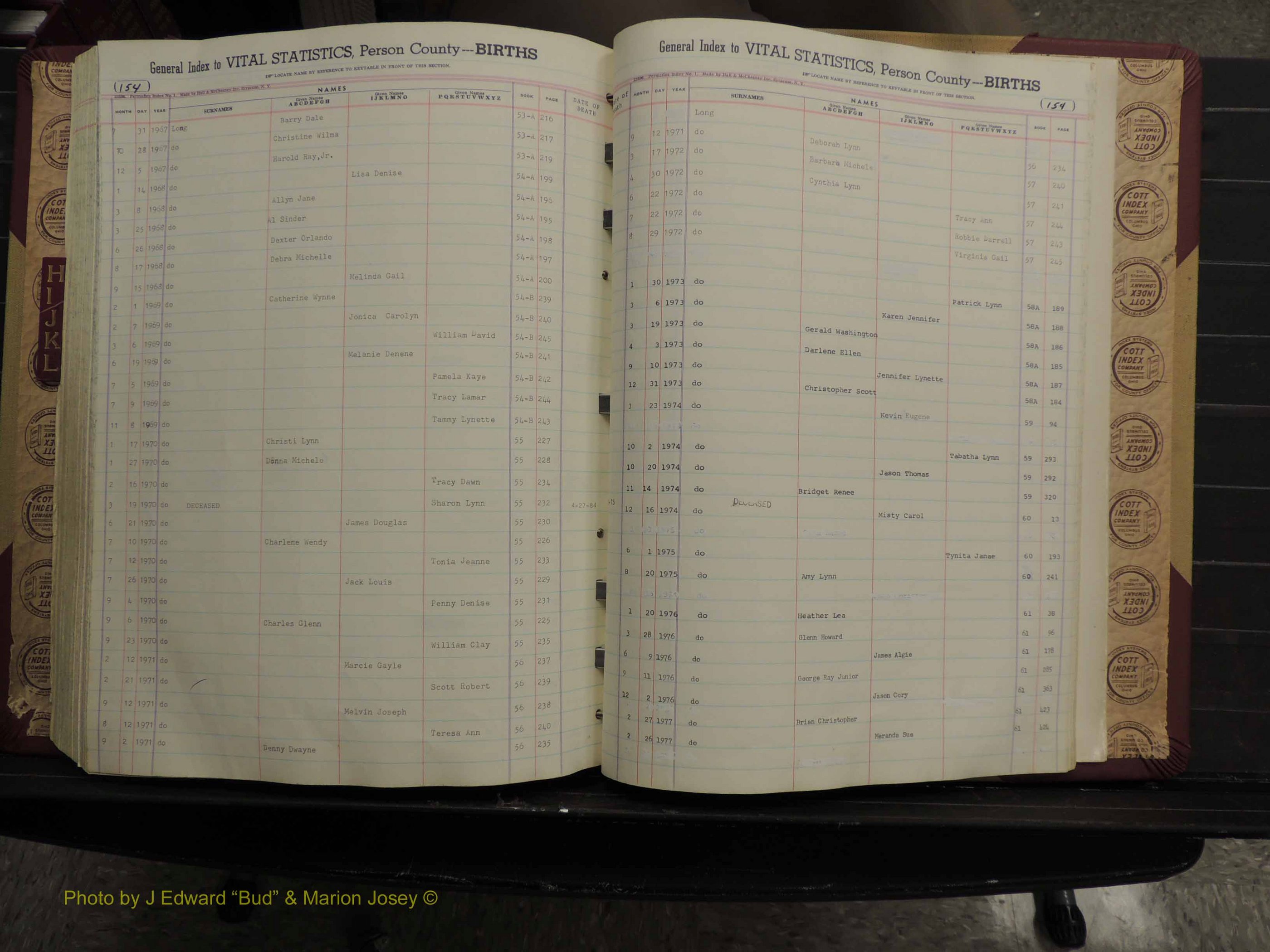 Person Co, NC, Births, H-L, 1913-2012 (262).JPG