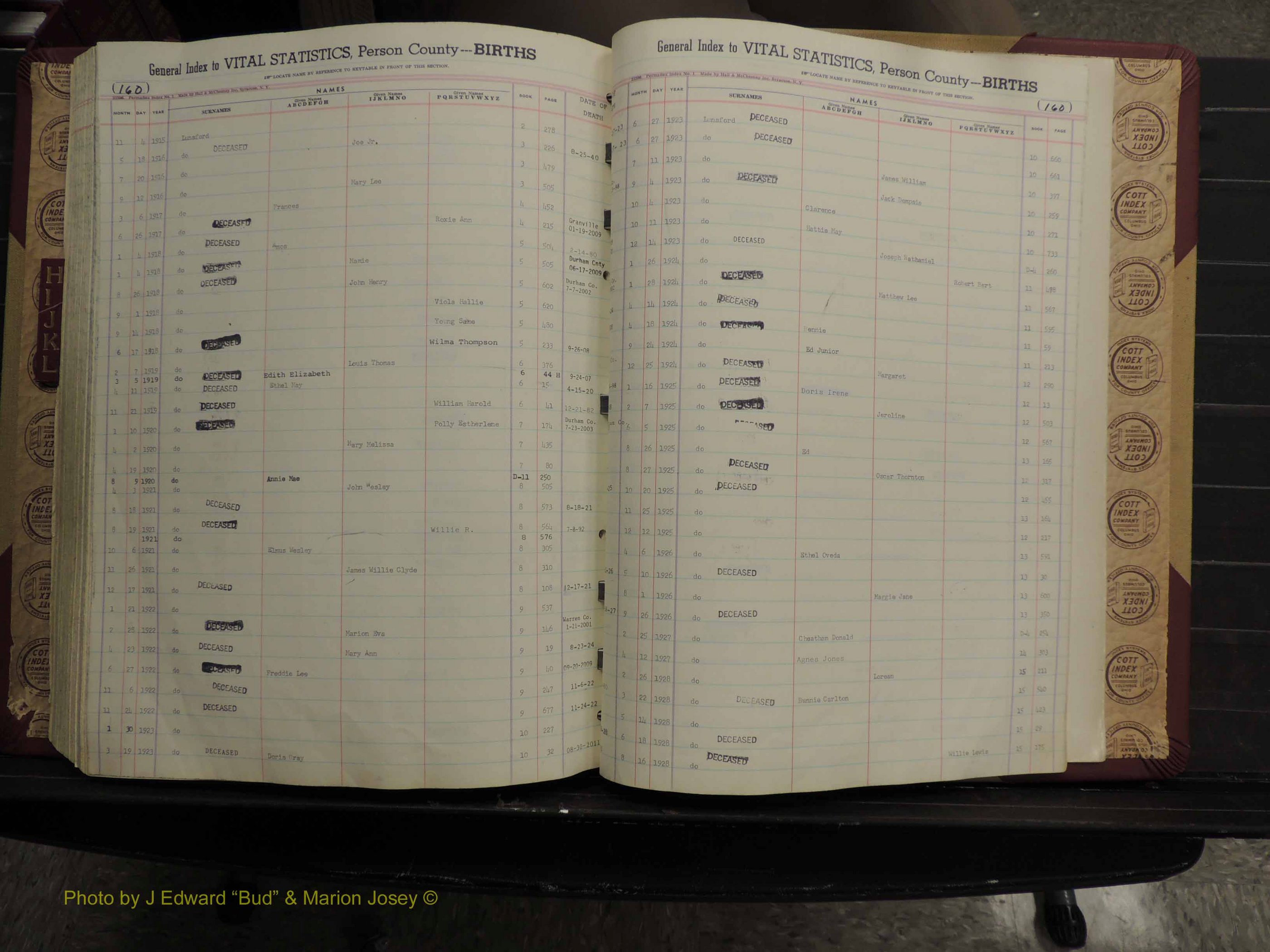 Person Co, NC, Births, H-L, 1913-2012 (268).JPG
