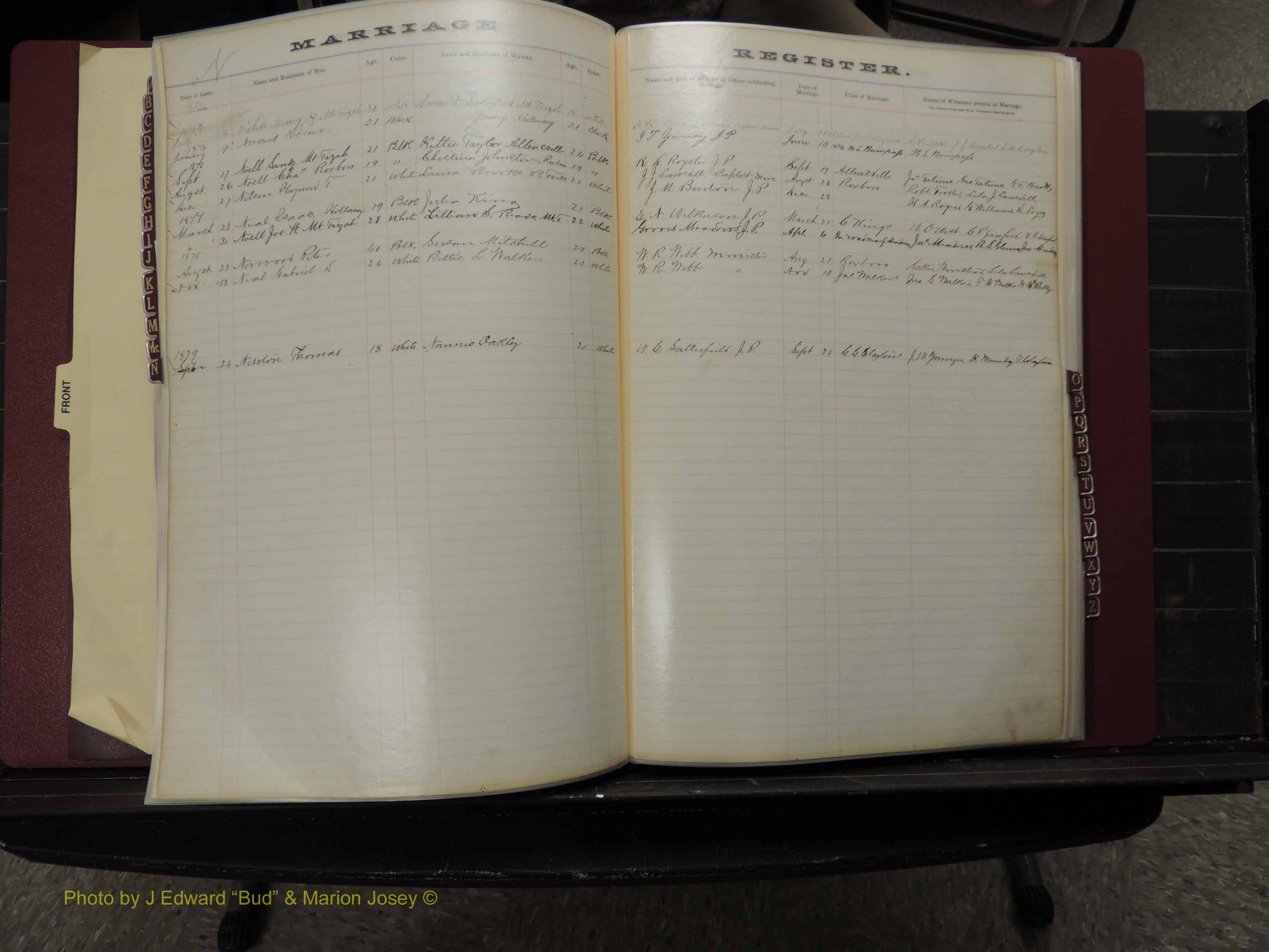 Person Co, NC, Marriages, Male Index, 1851-1879 (270).JPG