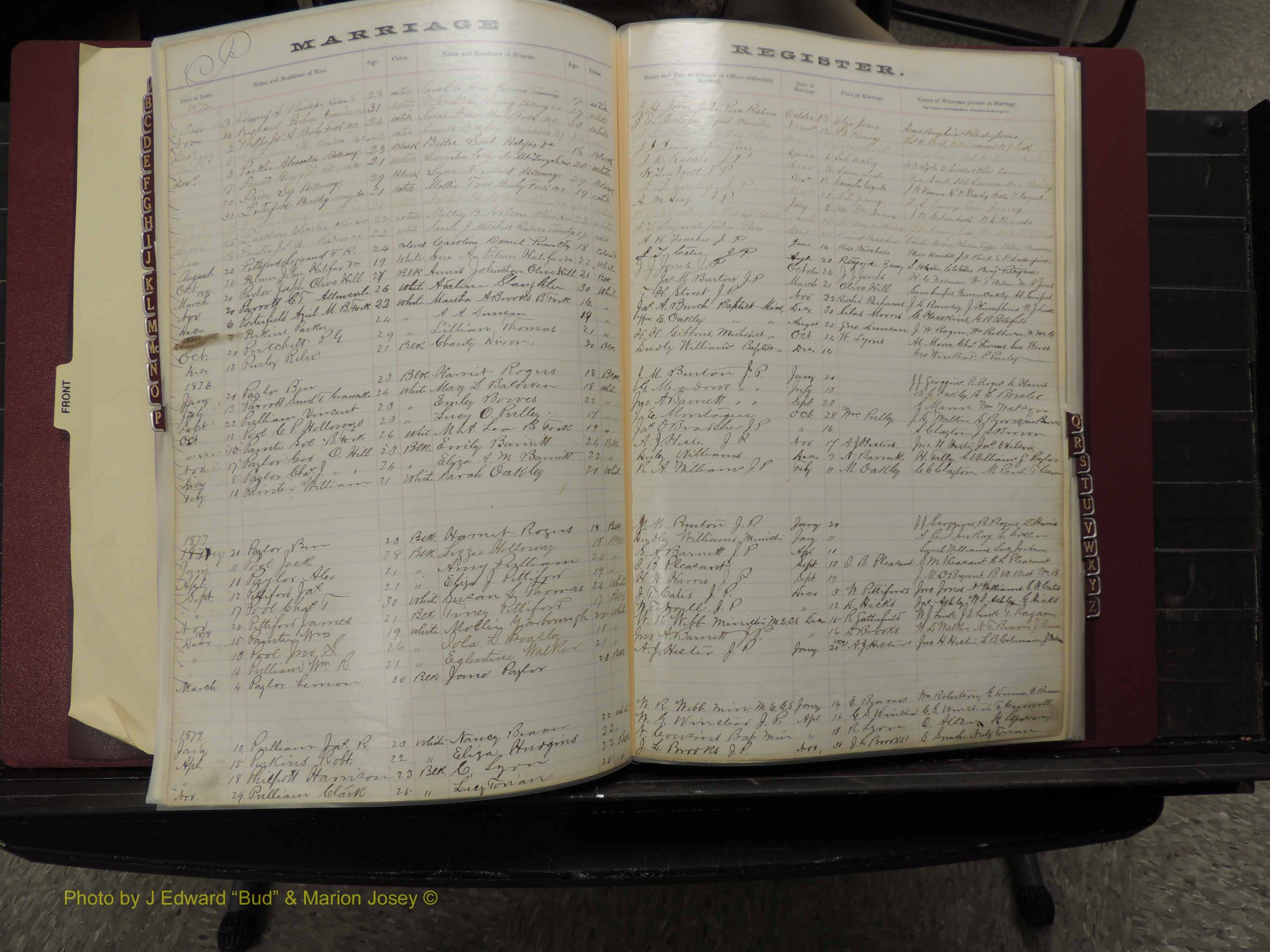 Person Co, NC, Marriages, Male Index, 1851-1879 (272).JPG