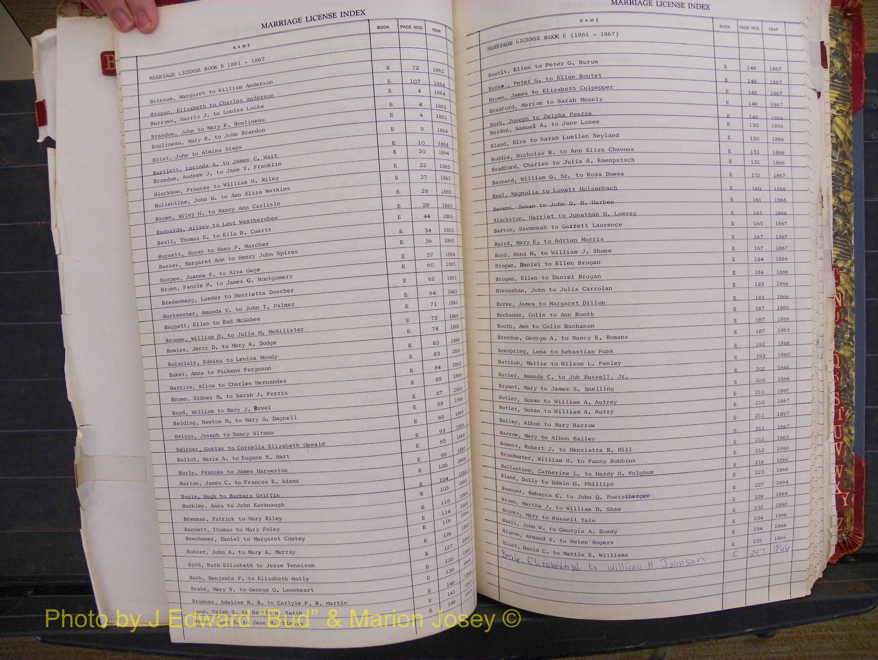 Richland Marriages 1806-1887, Index B (122).JPG