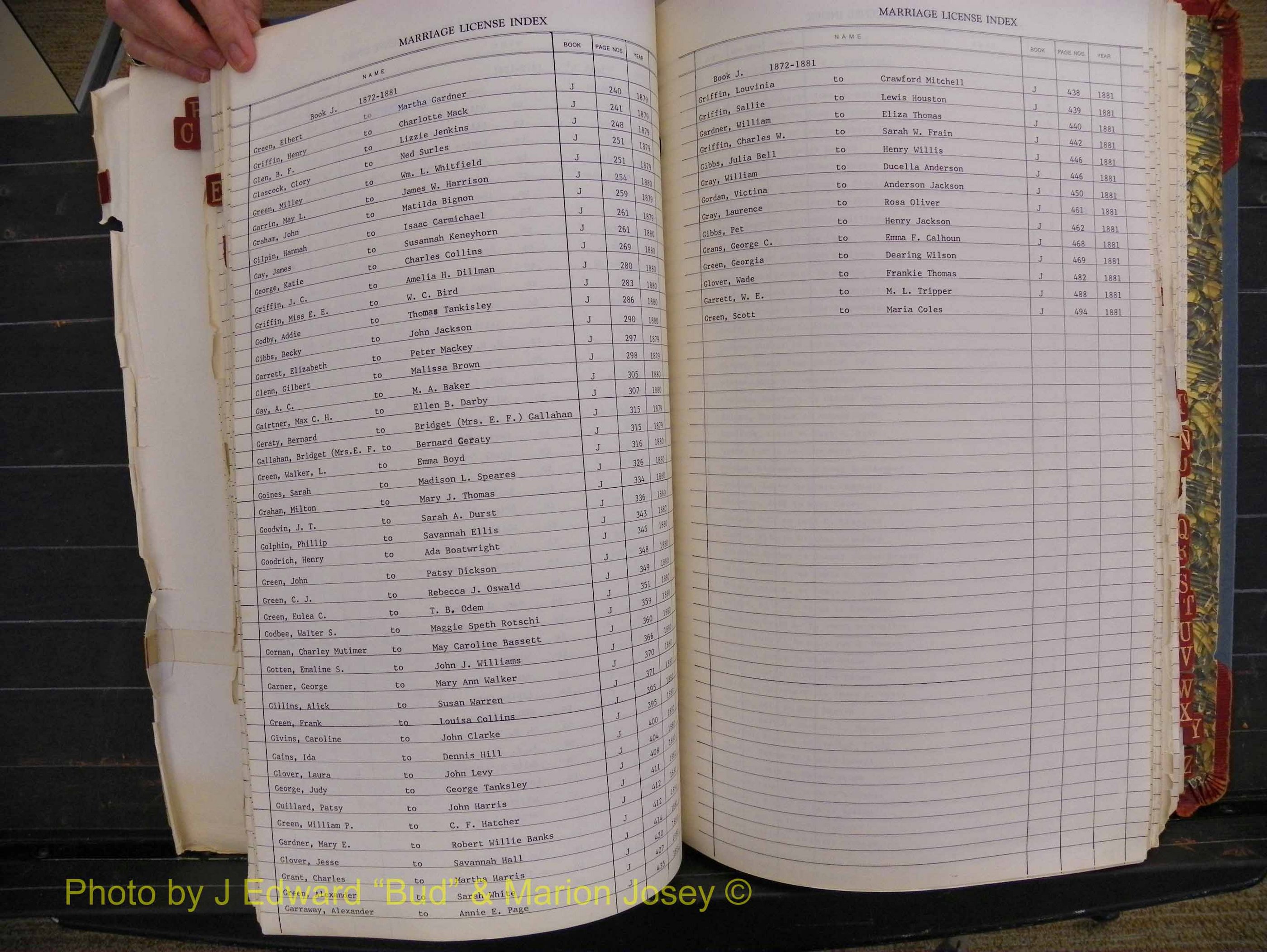 Richland Marriages 1806-1887, Index G (207).JPG