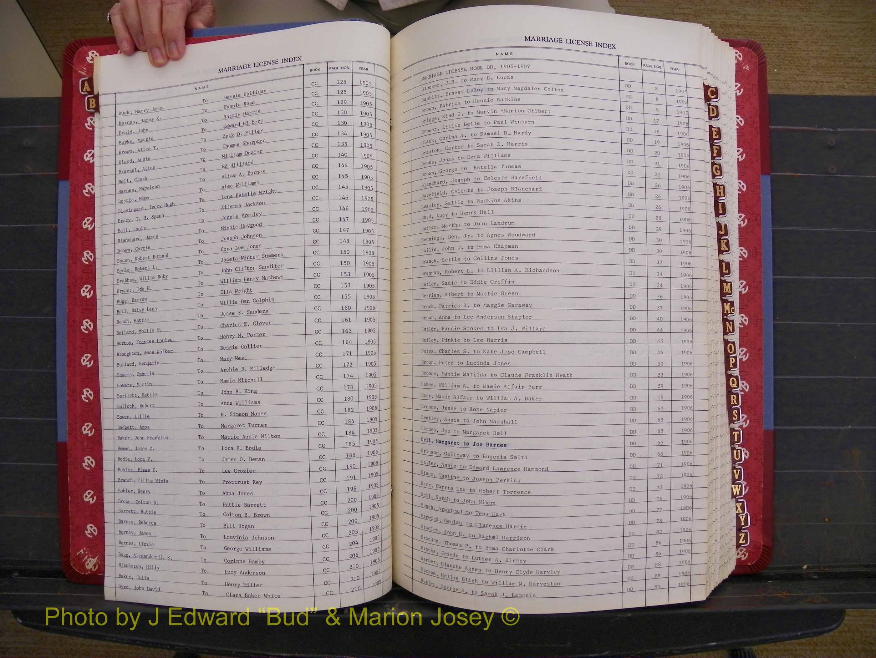 Richmond Marriages 1903-1912, Index B (116).JPG