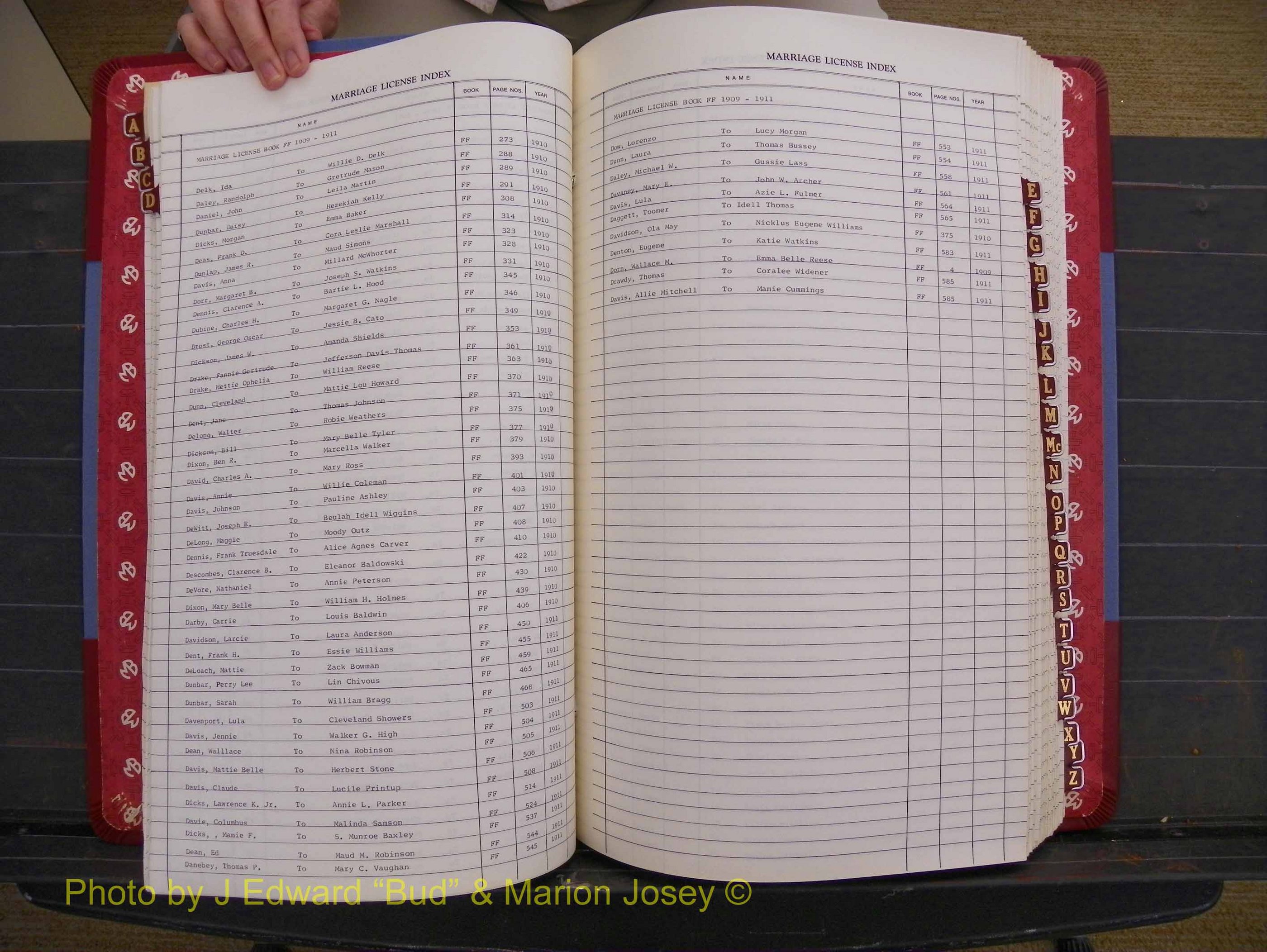 Richmond Marriages 1903-1912, Index D (150).JPG