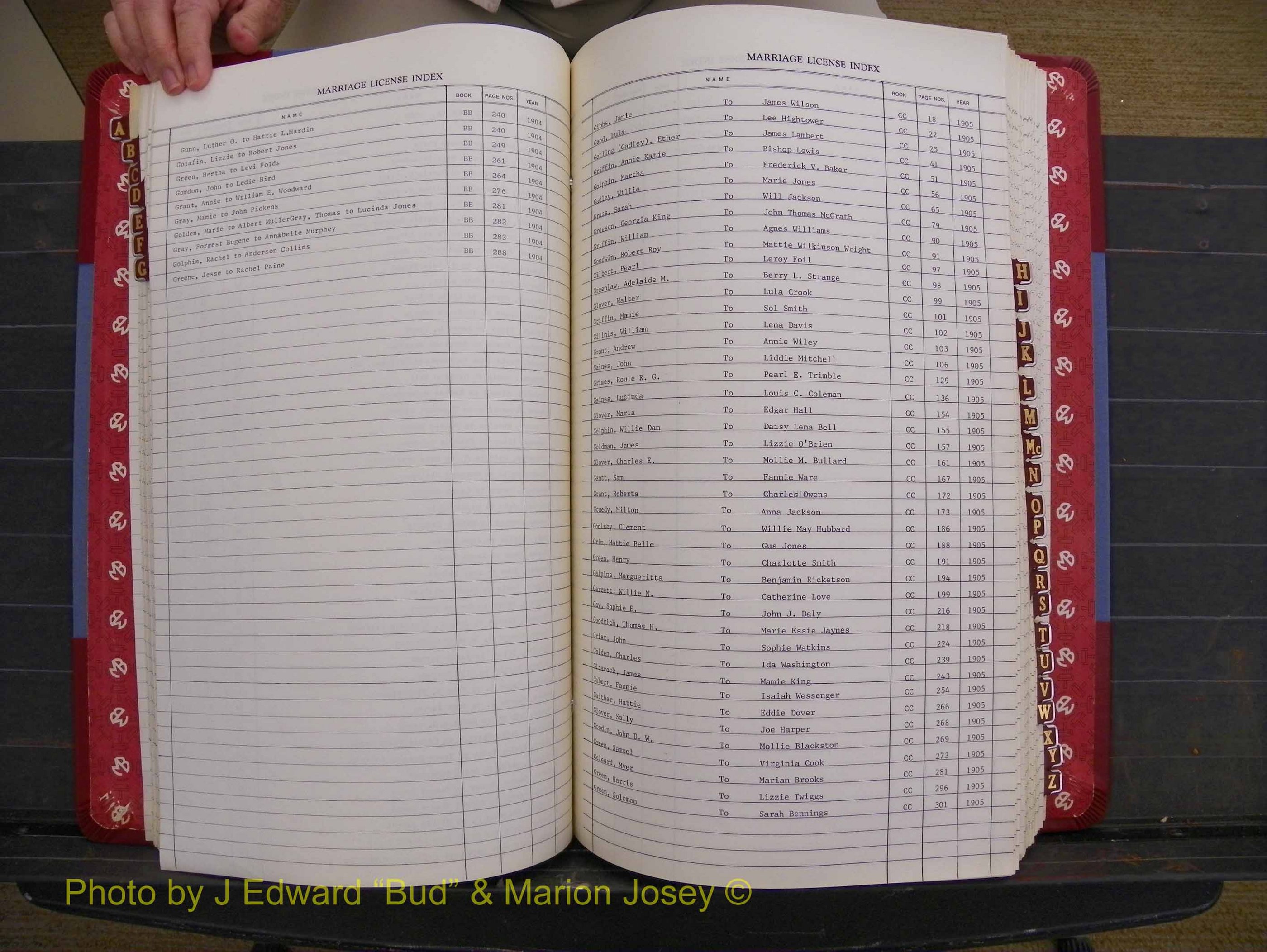 Richmond Marriages 1903-1912, Index G (170).JPG