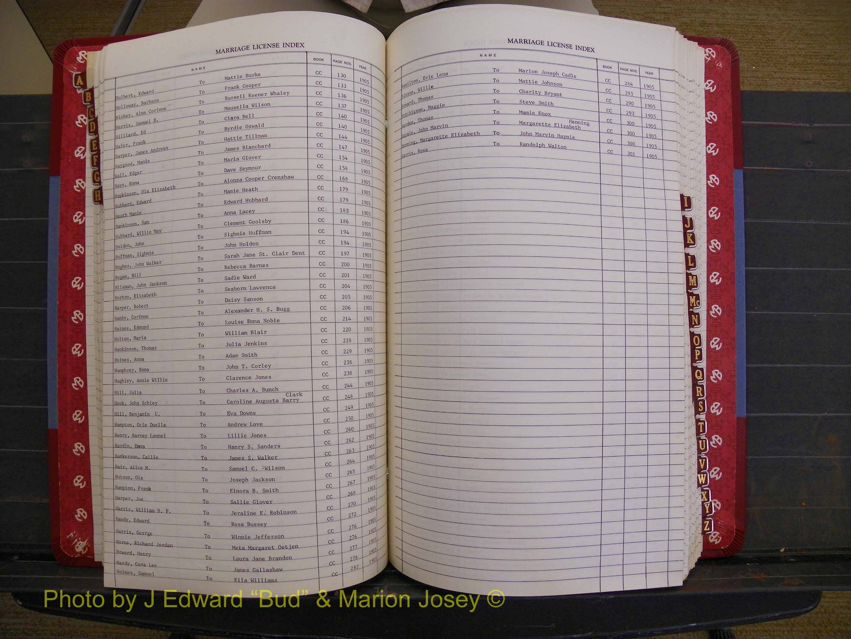 Richmond Marriages 1903-1912, Index H (185).JPG