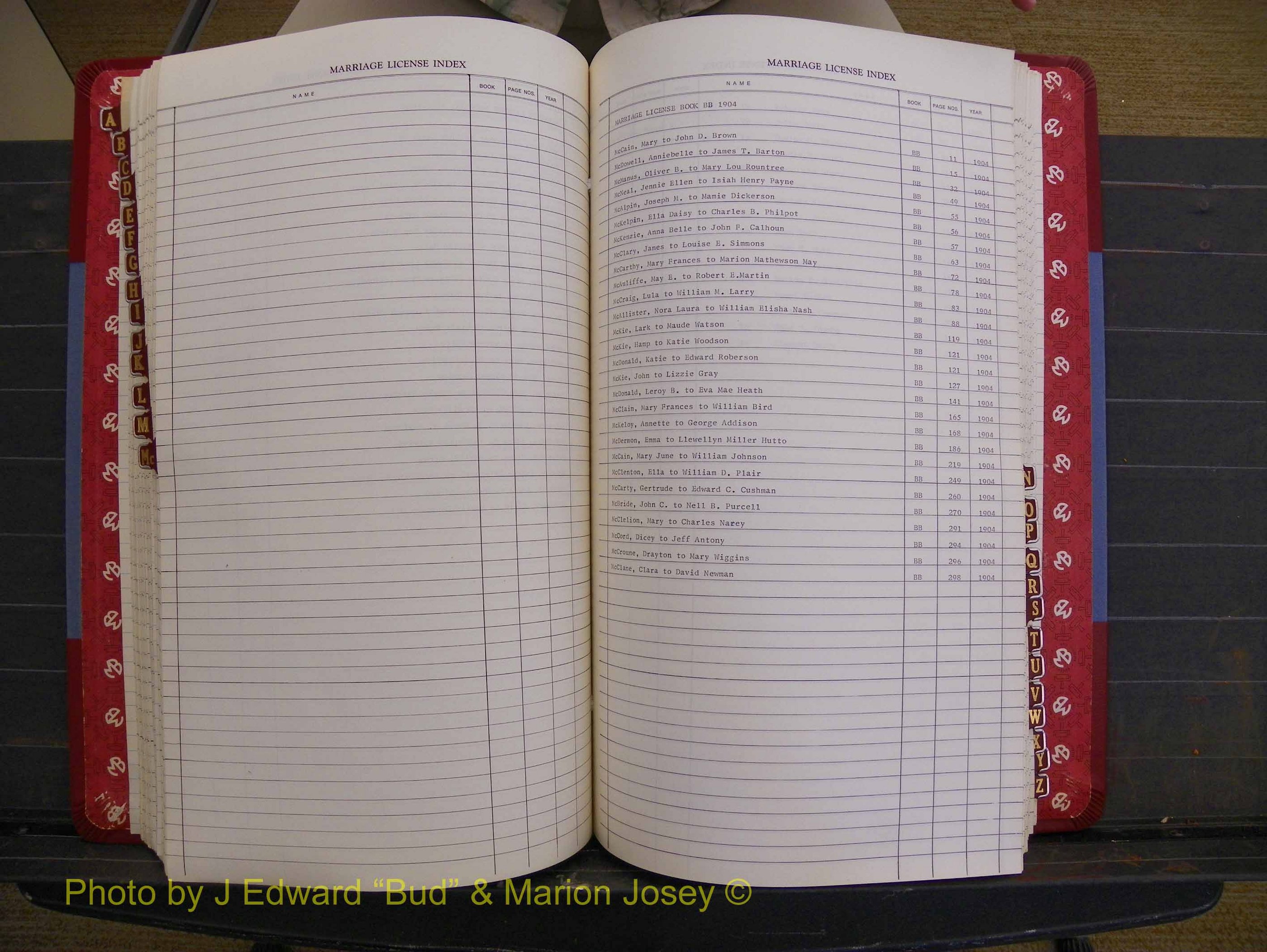 Richmond Marriages 1903-1912, Index Mc (244).JPG