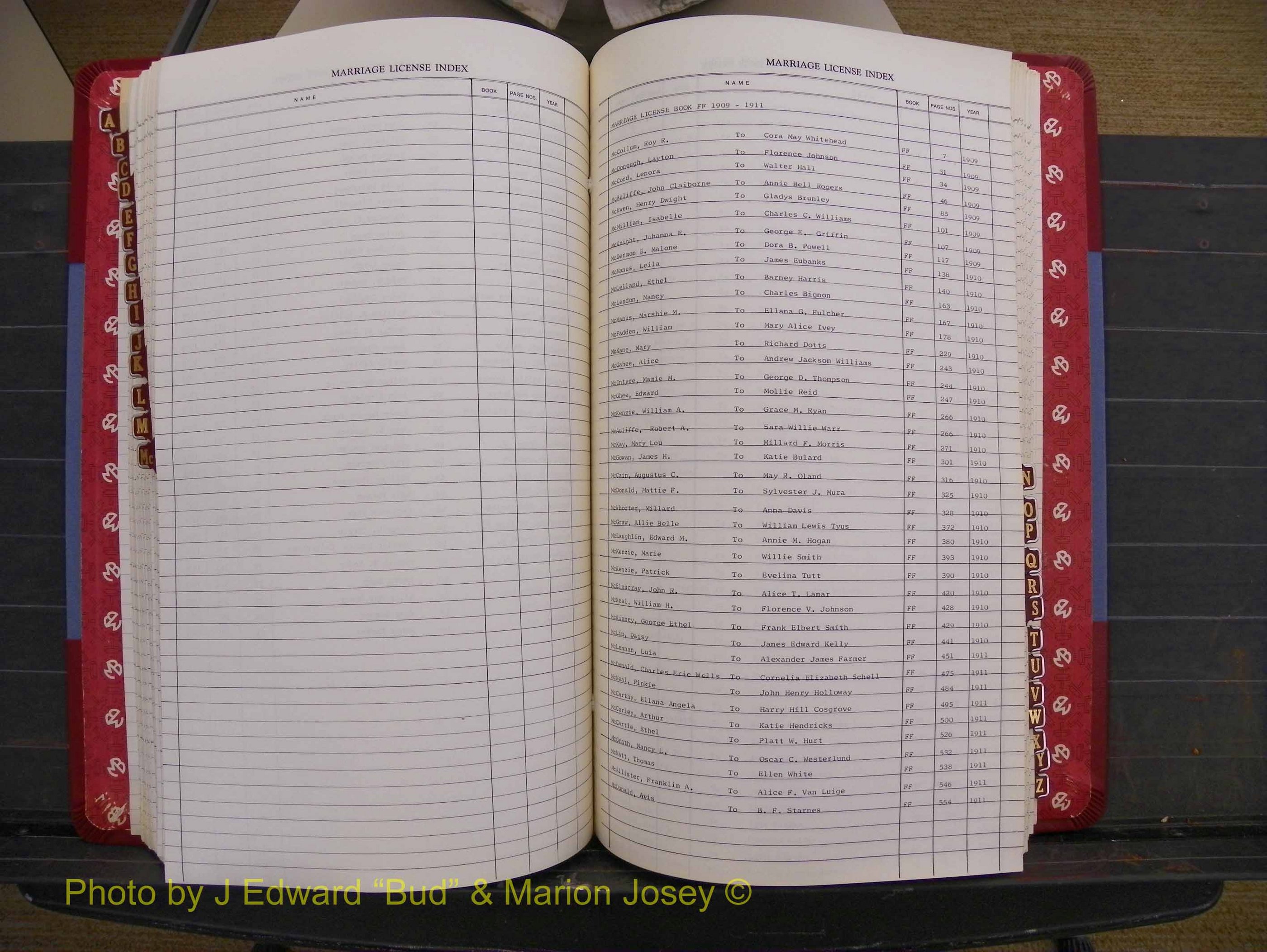 Richmond Marriages 1903-1912, Index Mc (248).JPG