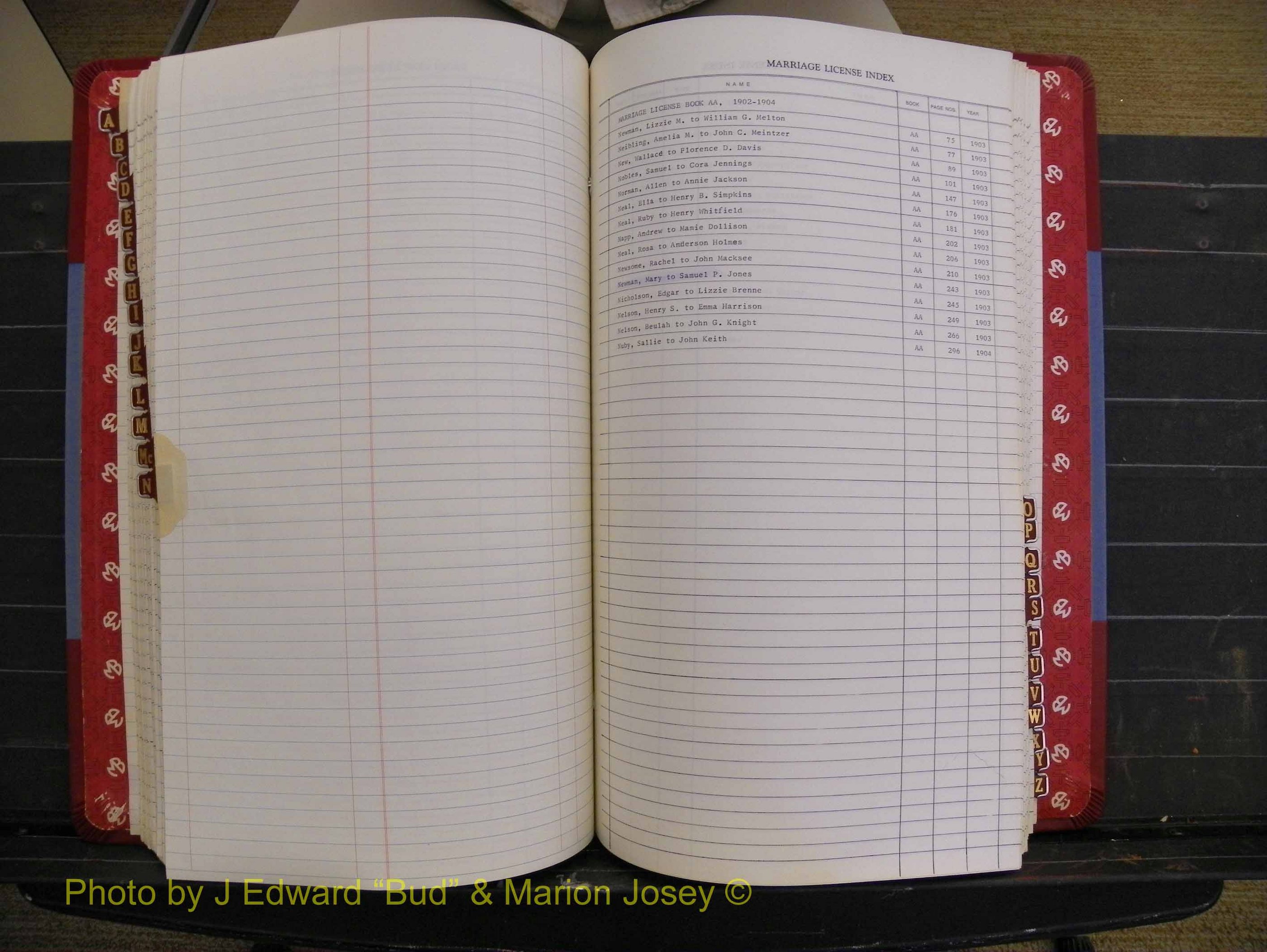 Richmond Marriages 1903-1912, Index N (251).JPG