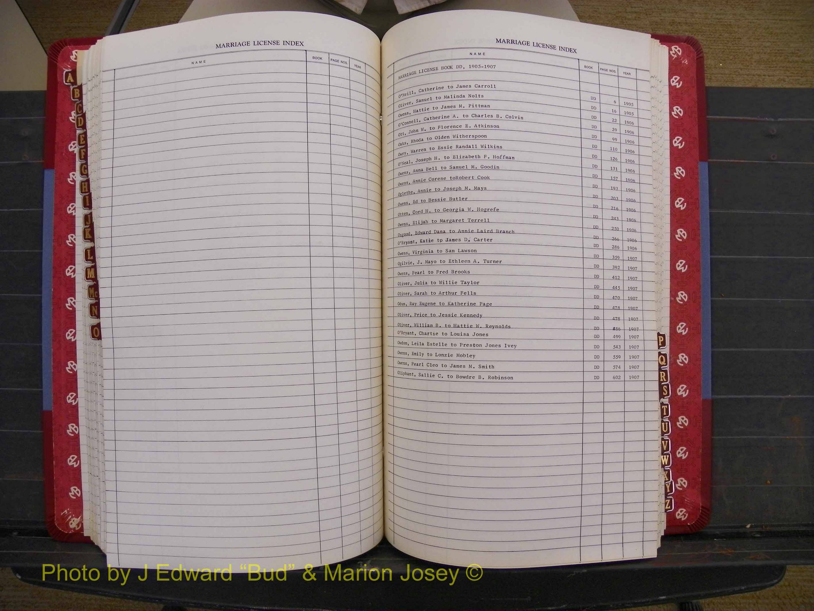Richmond Marriages 1903-1912, Index O (260).JPG