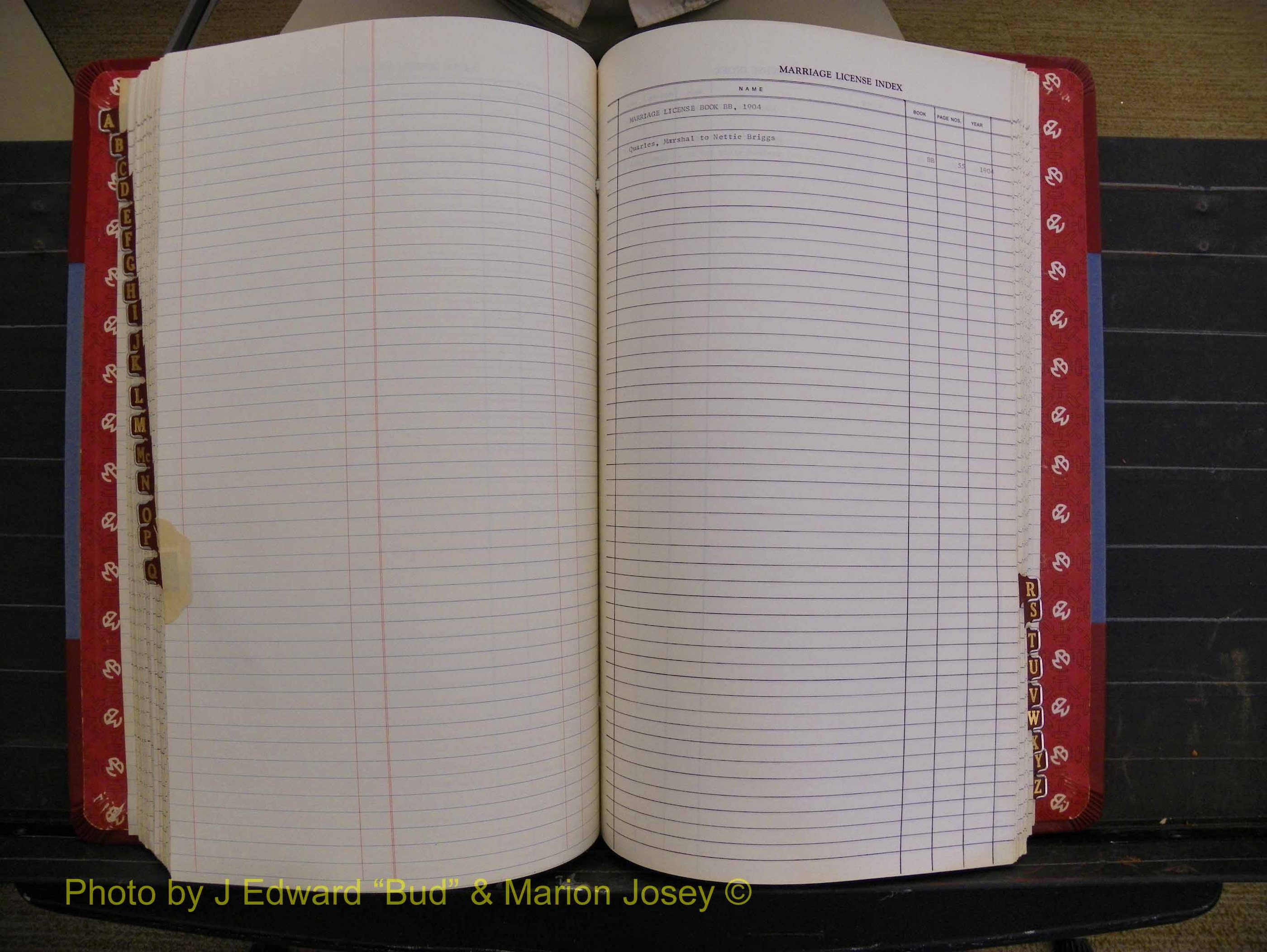 Richmond Marriages 1903-1912, Index Q (275).JPG